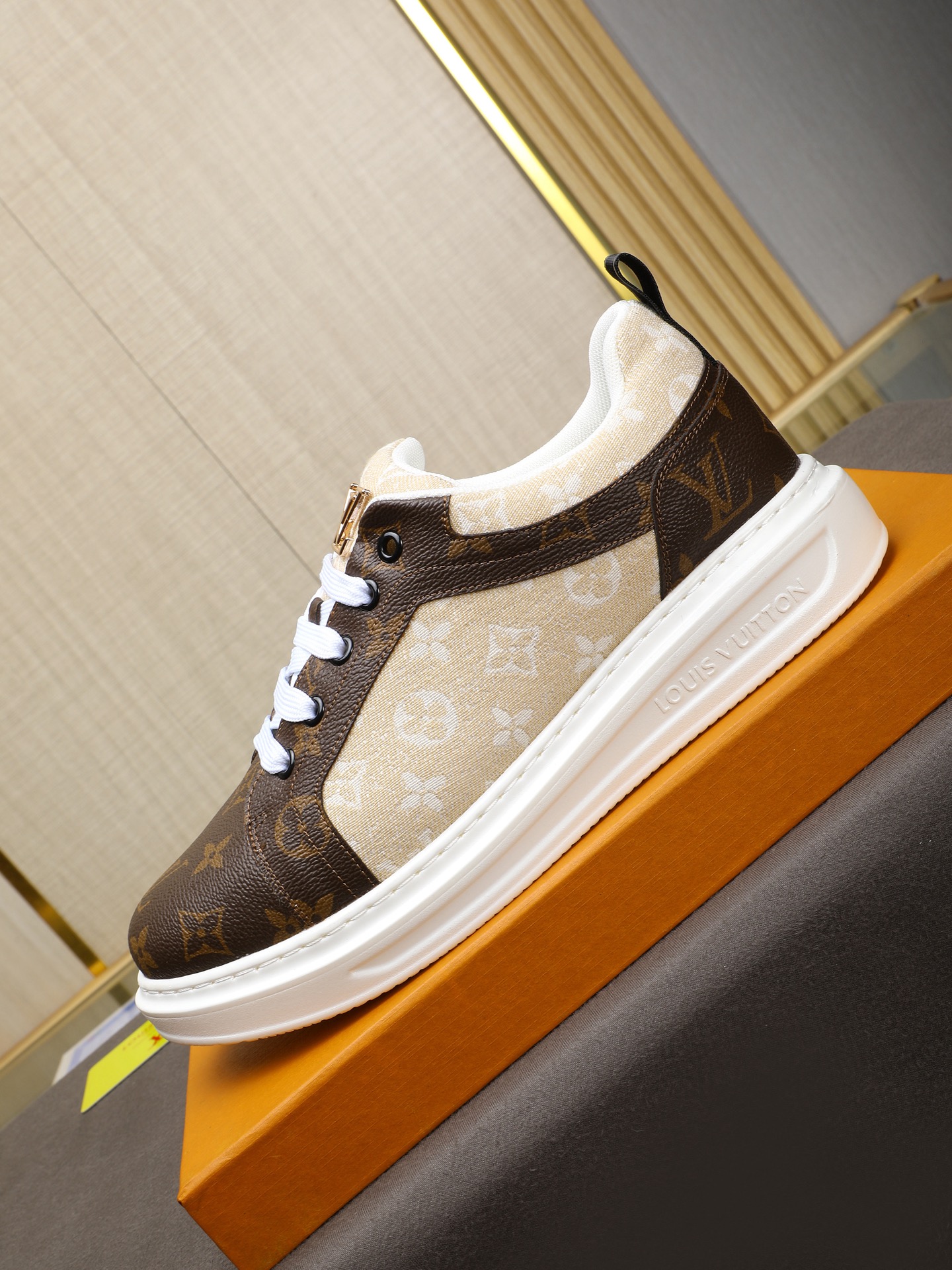 Louis Vuitton Men's Monogram Embossed Leather Sneakers - Sizes 38-44 7 i1741684607198 4000 0 5
