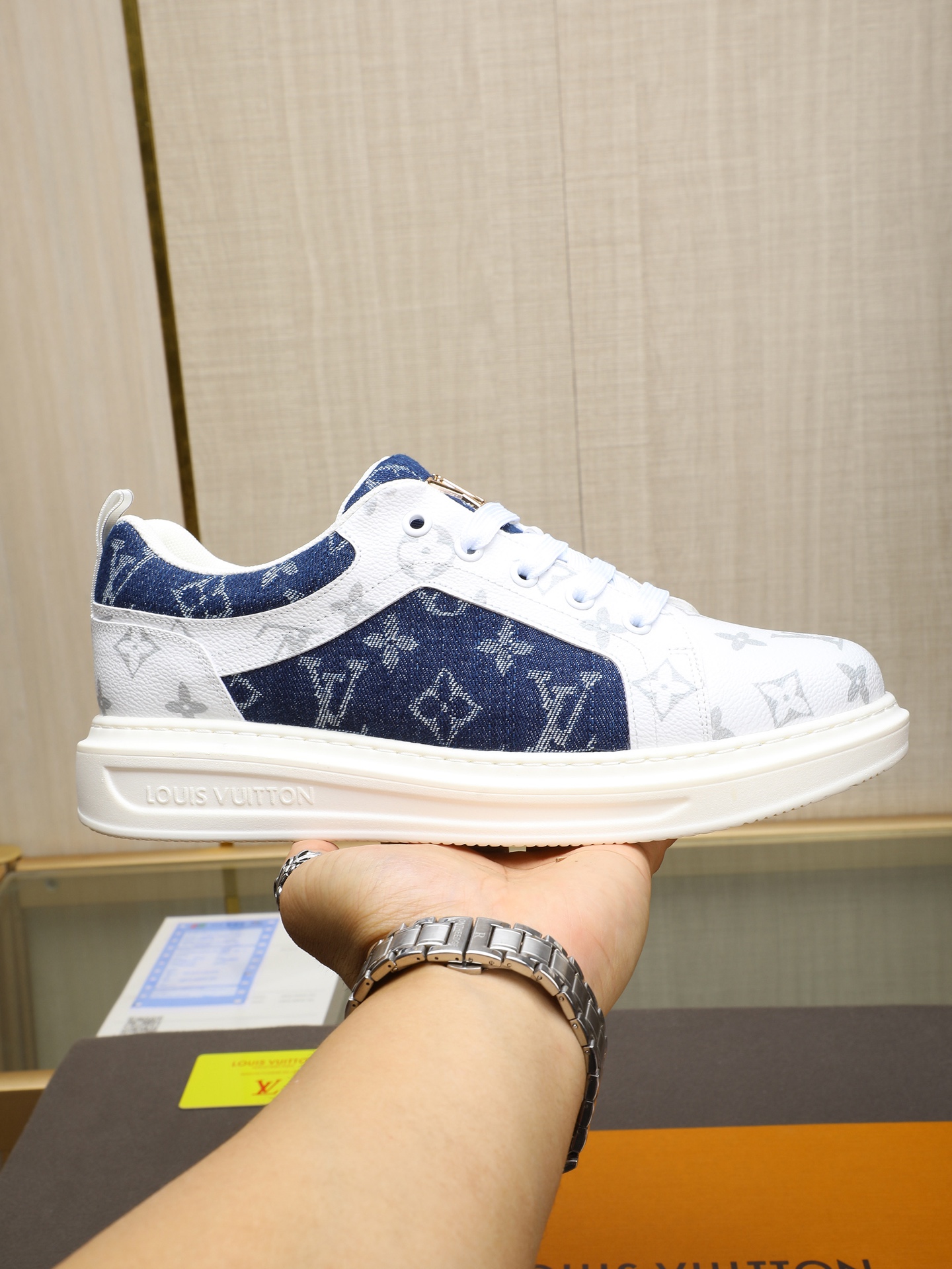 Louis Vuitton Men's Leather Monogram Sneakers - Stylish & Comfortable 2 i1741684622445 3482 0 0