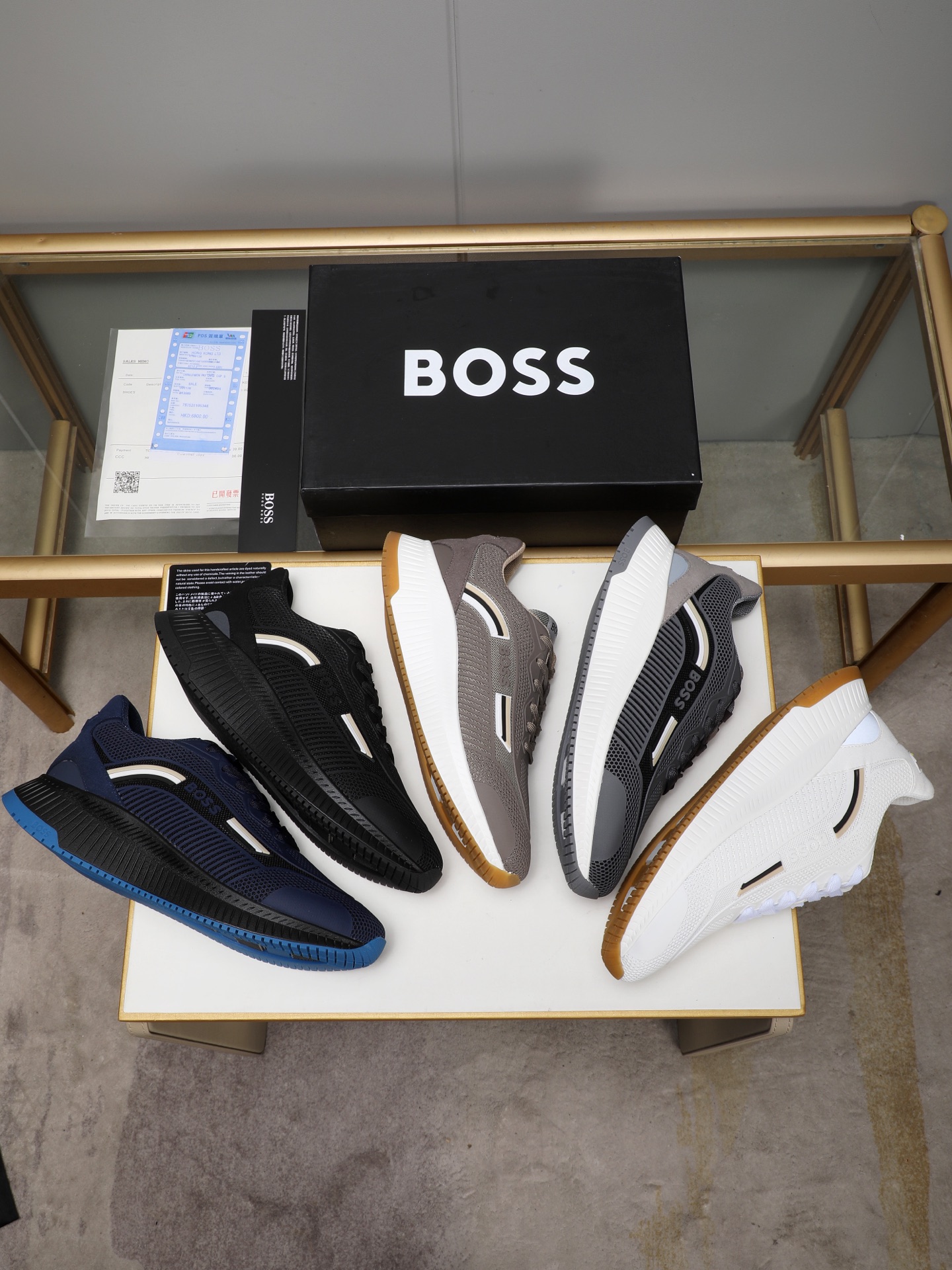 BOSS Men's Lightweight Mesh Running Shoes Breathable Sneakers, Comfort & Style 10 i1741853369169 9157 0 8