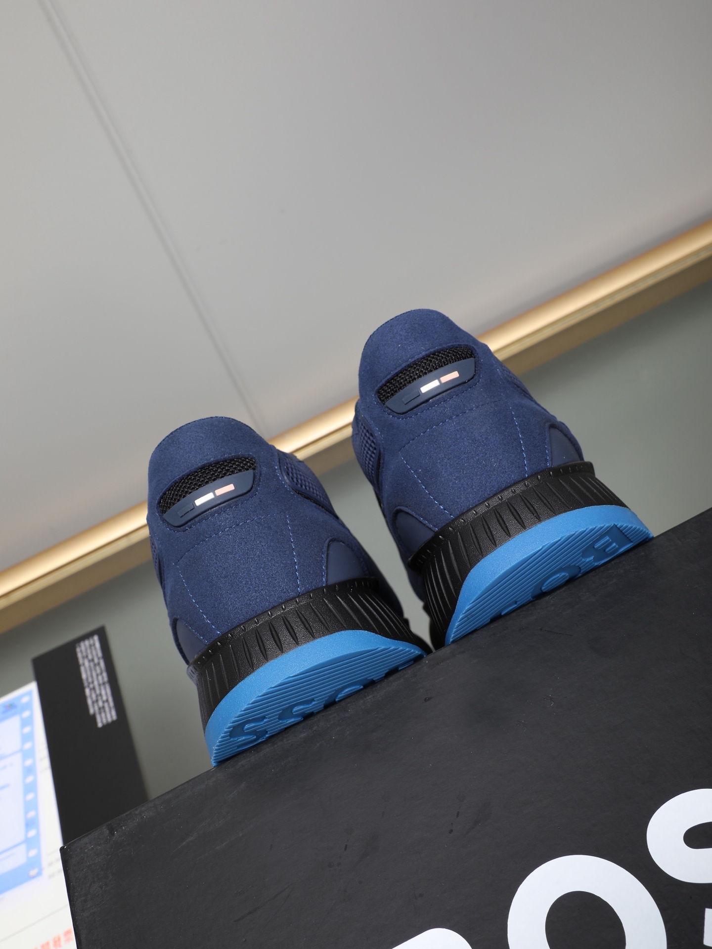 BOSS Men's Stylish Lightweight Mesh Running Shoes - Comfortable and Trendy 6 i1741853419179 9799 0 4