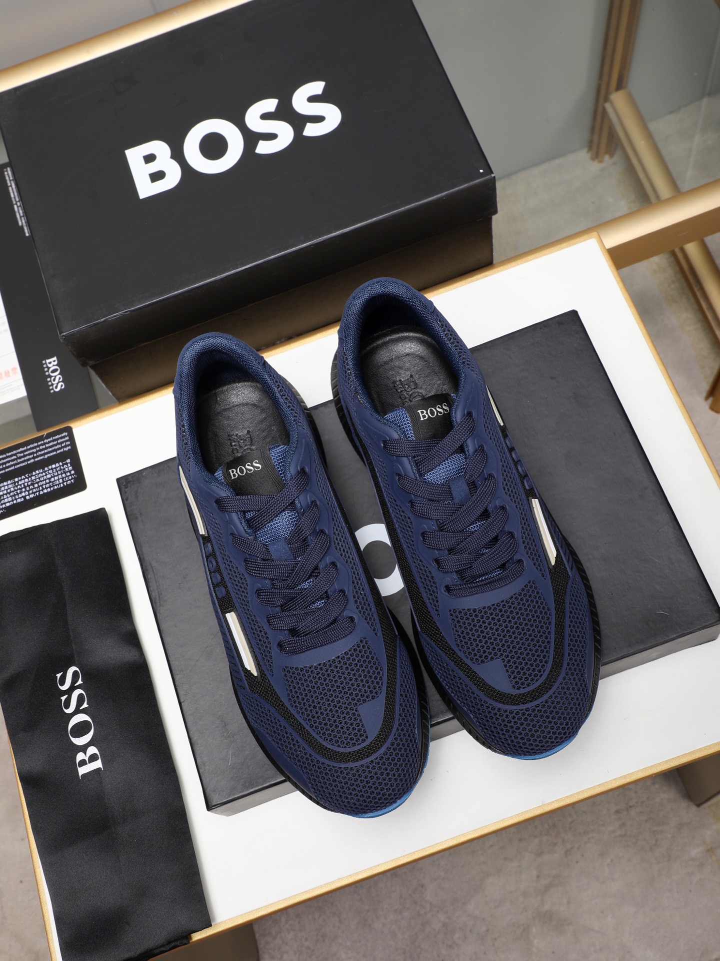BOSS Men's Stylish Lightweight Mesh Running Shoes - Comfortable and Trendy 9 i1741853421404 6883 0 7