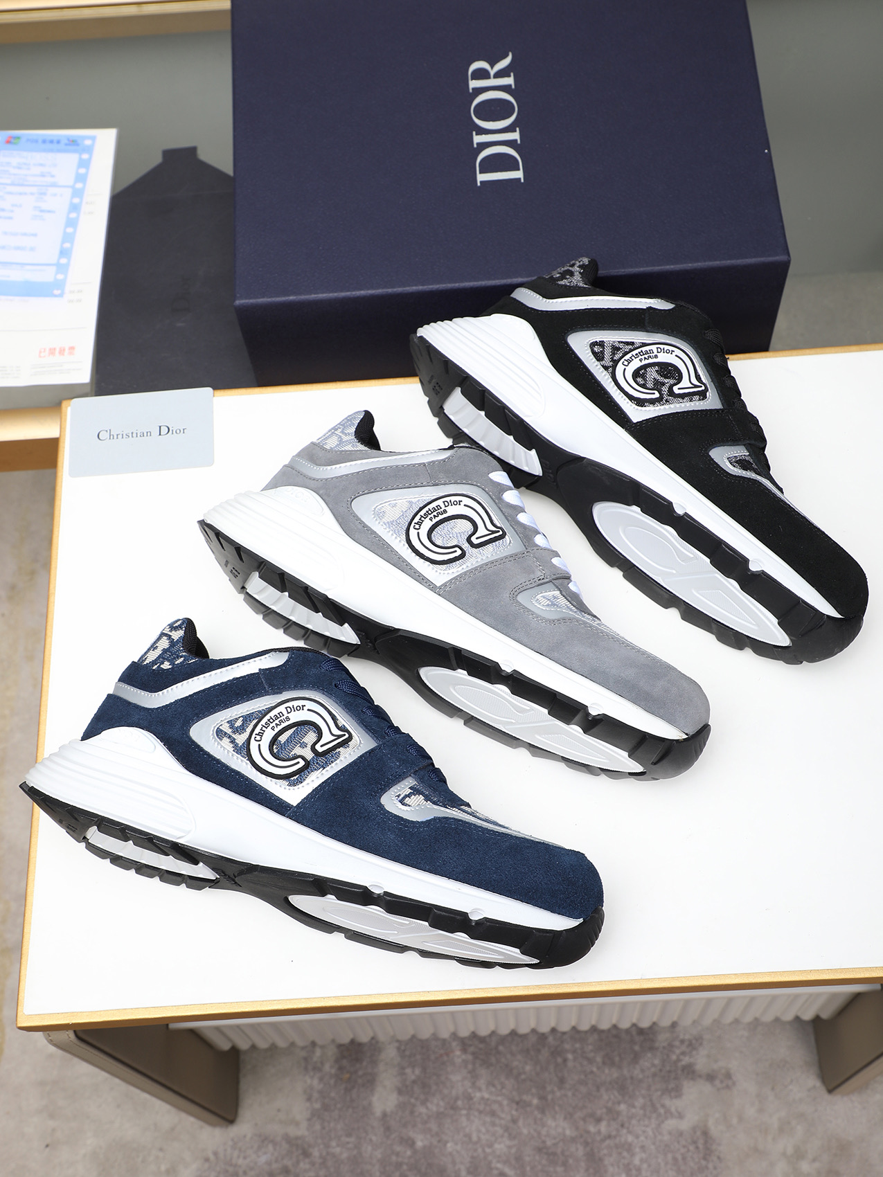 Christian Dior Chrono Sneakers Blue Casual Sports Running Shoes 10 i1741855368008 5532 0 8