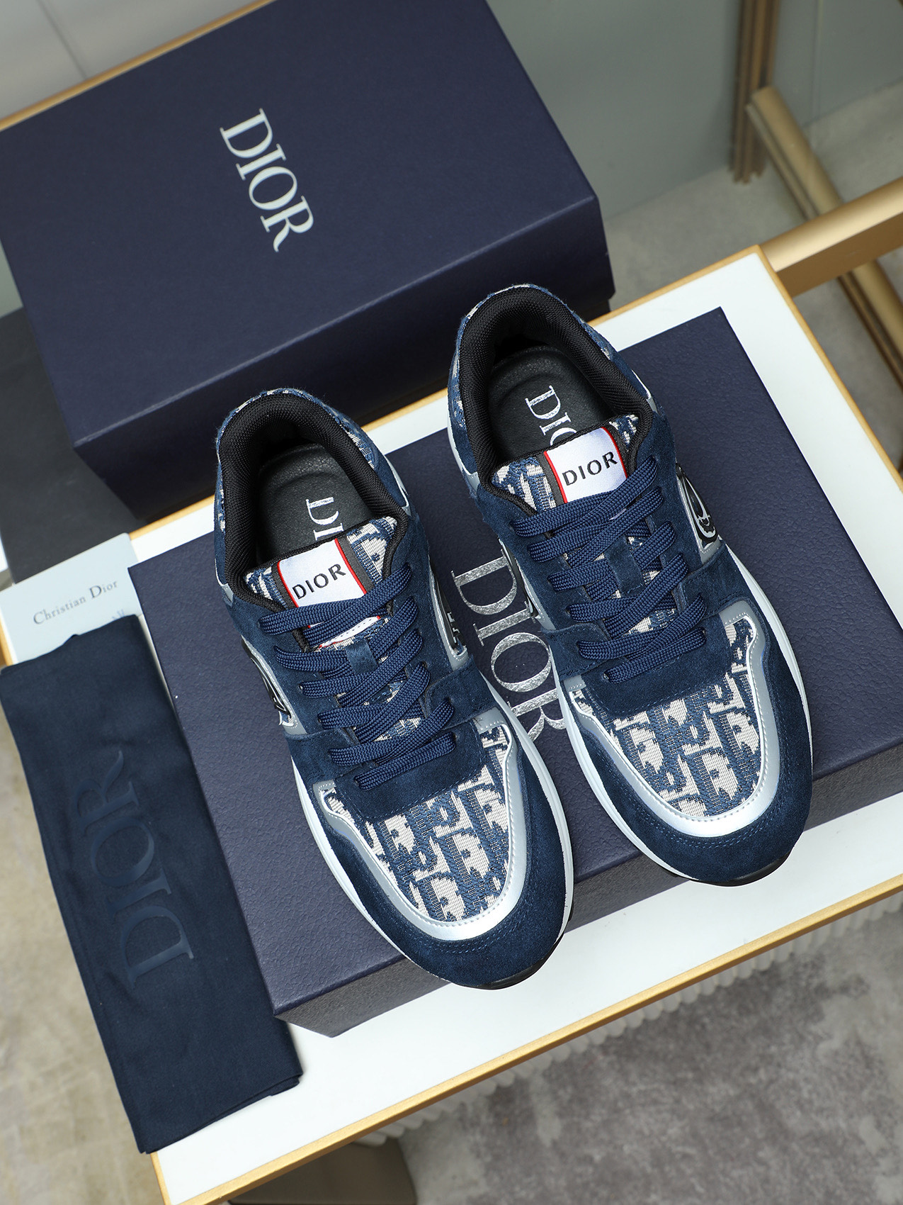 Christian Dior Chrono Sneakers Blue Casual Sports Running Shoes 9 i1741855369247 2565 0 7