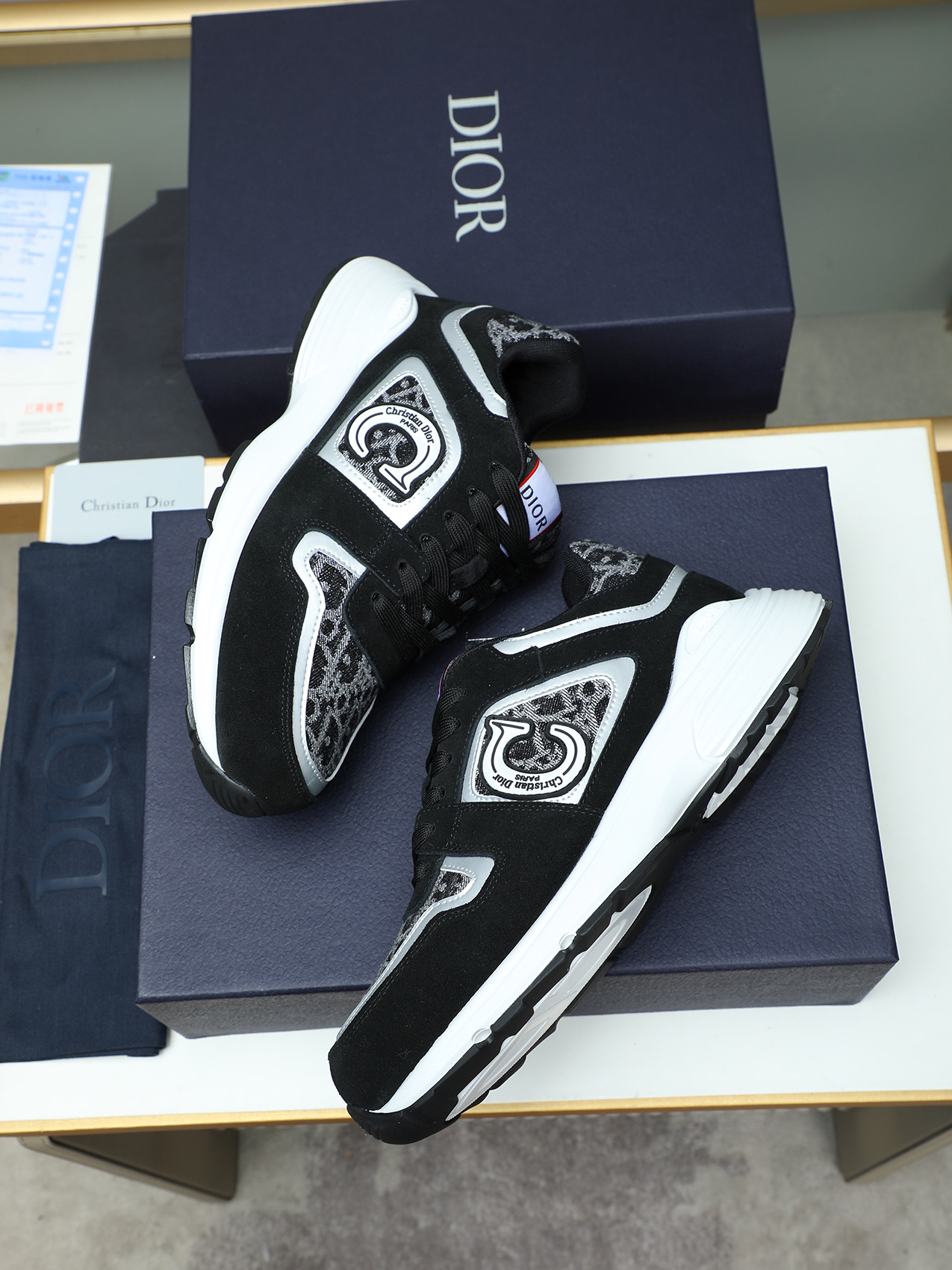 Christian Dior Chrono Sneakers, Stylish and Comfortable Athletic Shoes 8 i1741855387464 2286 0 6