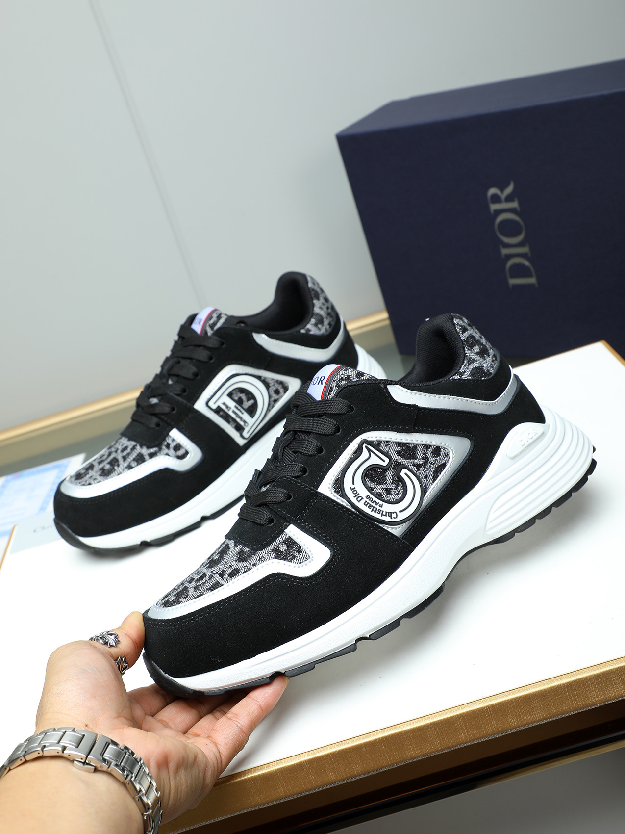 Christian Dior Chrono Sneakers, Stylish and Comfortable Athletic Shoes 9 i1741855455711 3311 0 7