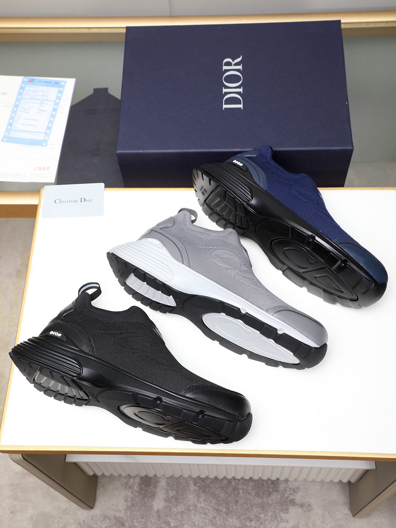 Christian Dior Chrono Sneakers, Casual Sport Shoes, Lightweight EVA Sole 10 i1741856075098 5939 0 8