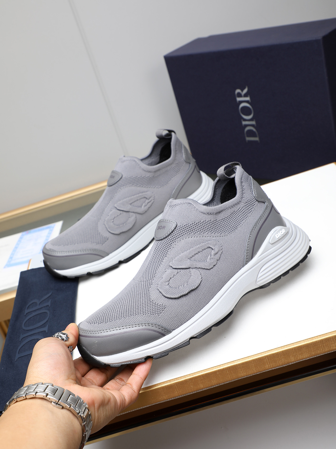 Christian Dior Chrono Sneakers, Casual Sport Shoes, Lightweight EVA Sole 3 i1741856075922 9882 0 1