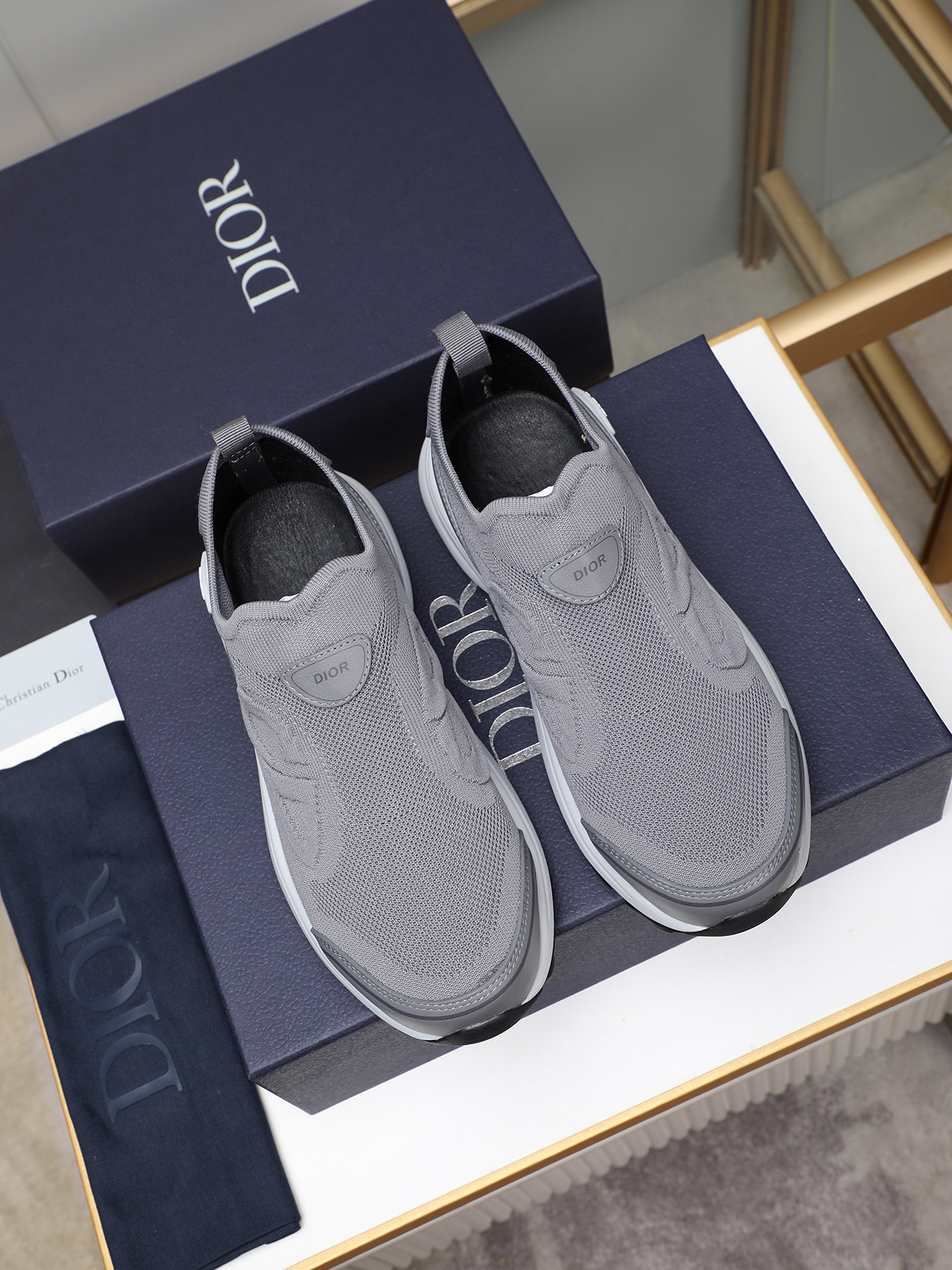 Christian Dior Chrono Sneakers, Casual Sport Shoes, Lightweight EVA Sole 8 i1741856075923 904 0 6
