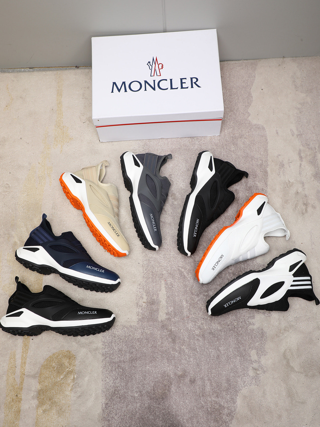 Moncler Men's Outdoor Lace-Up Sneakers: Comfortable, Non-Slip, Stylish 10 i1741856491366 6929 0 8