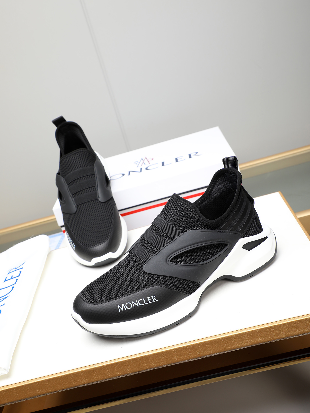 Moncler Men's Outdoor Slip-On Sneakers - Comfortable and Fashionable 8 i1741856503337 4973 0 6
