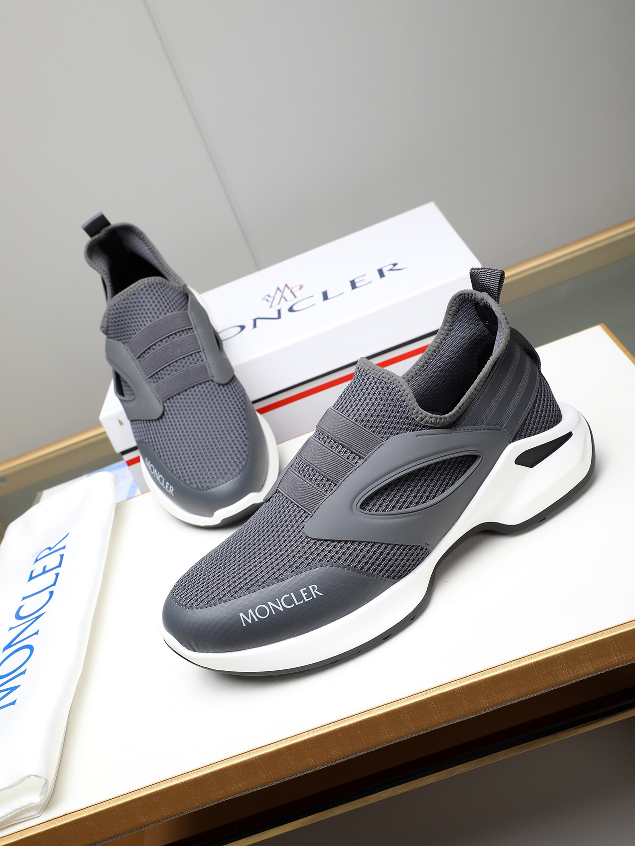 Moncler Men's Outdoor Slip-On Sneakers - Comfortable & Anti-Slip 8 i1741856528701 7708 0 6