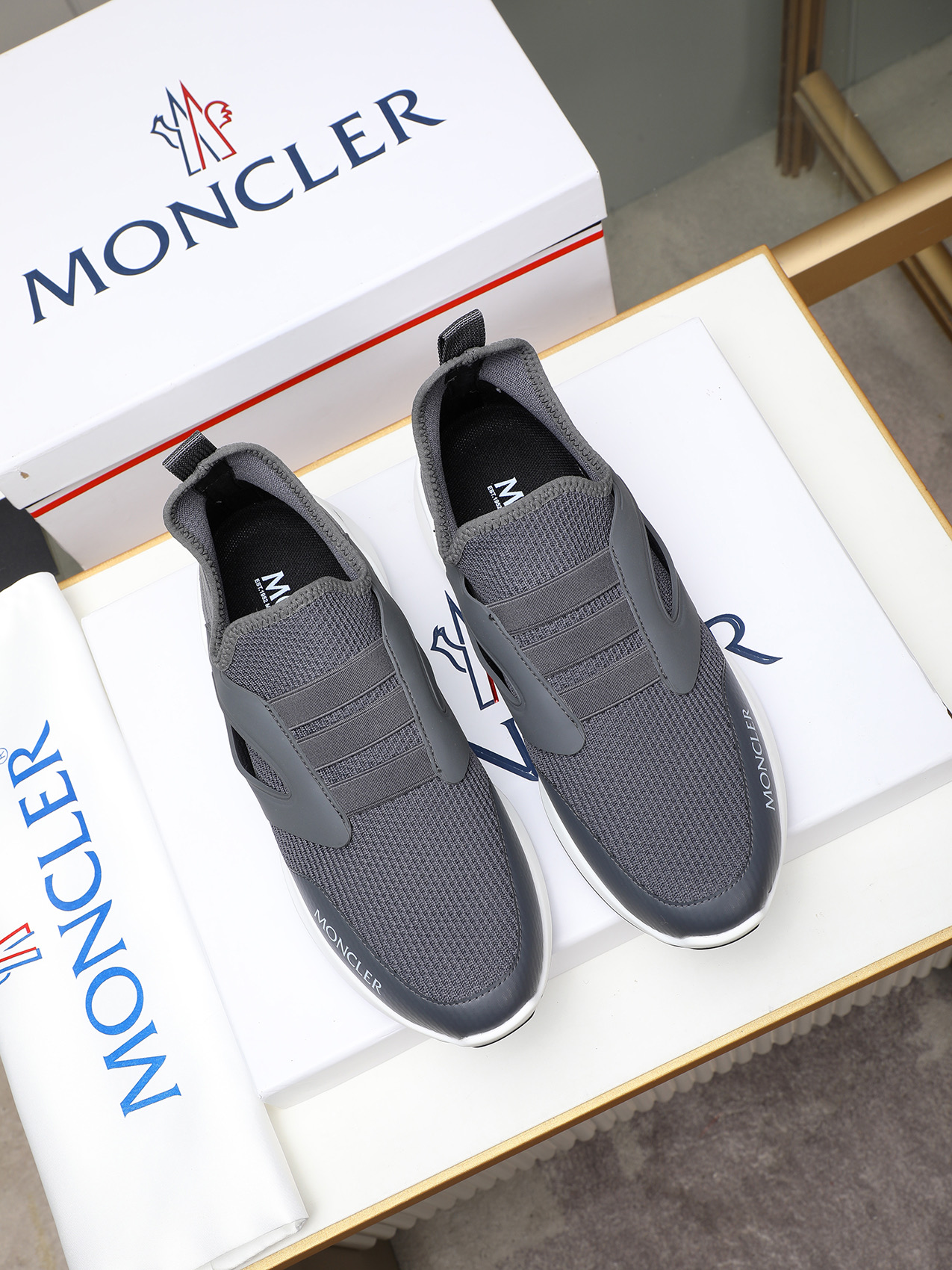 Moncler Men's Outdoor Slip-On Sneakers - Comfortable & Anti-Slip 10 i1741856529390 7276 0 8