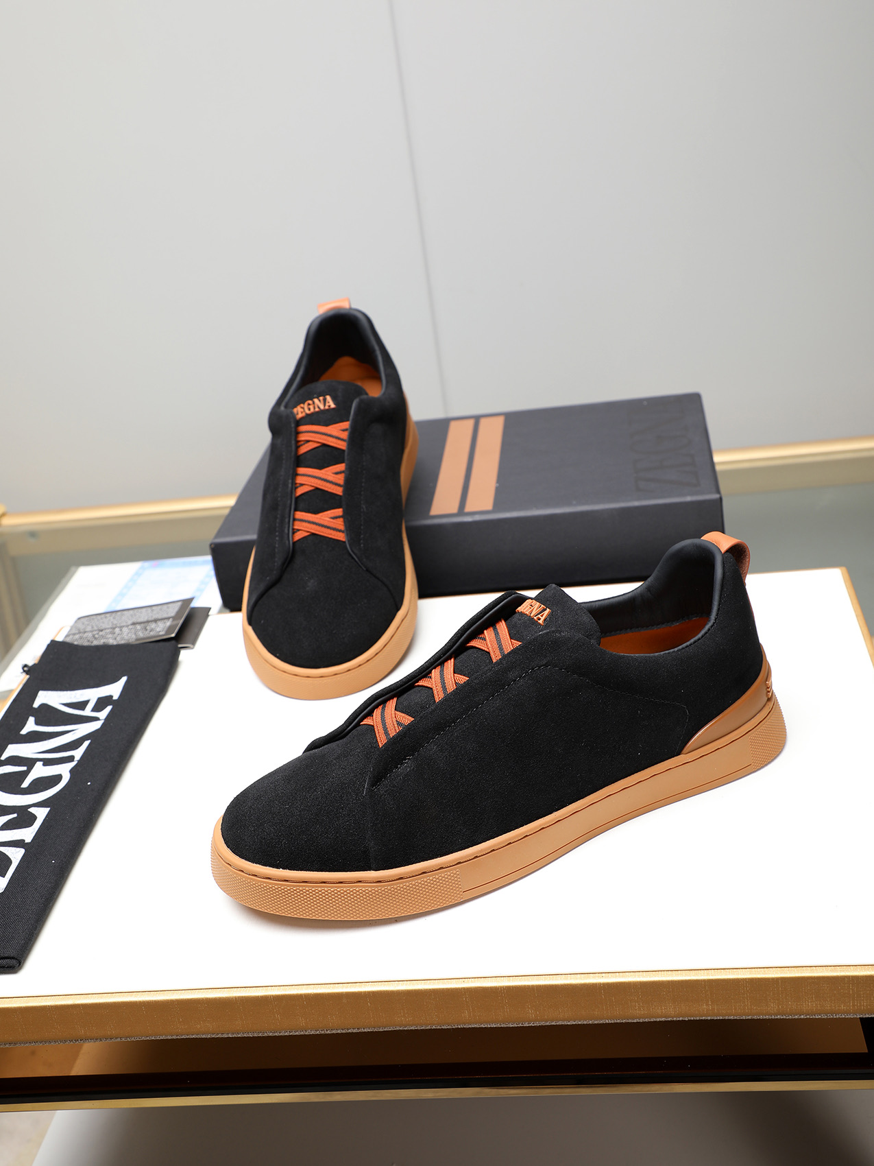 Zegna Men's Suede Slip-On Sneakers - Luxurious Comfort, Classic Style 8 i1742028819535 1687 0 6