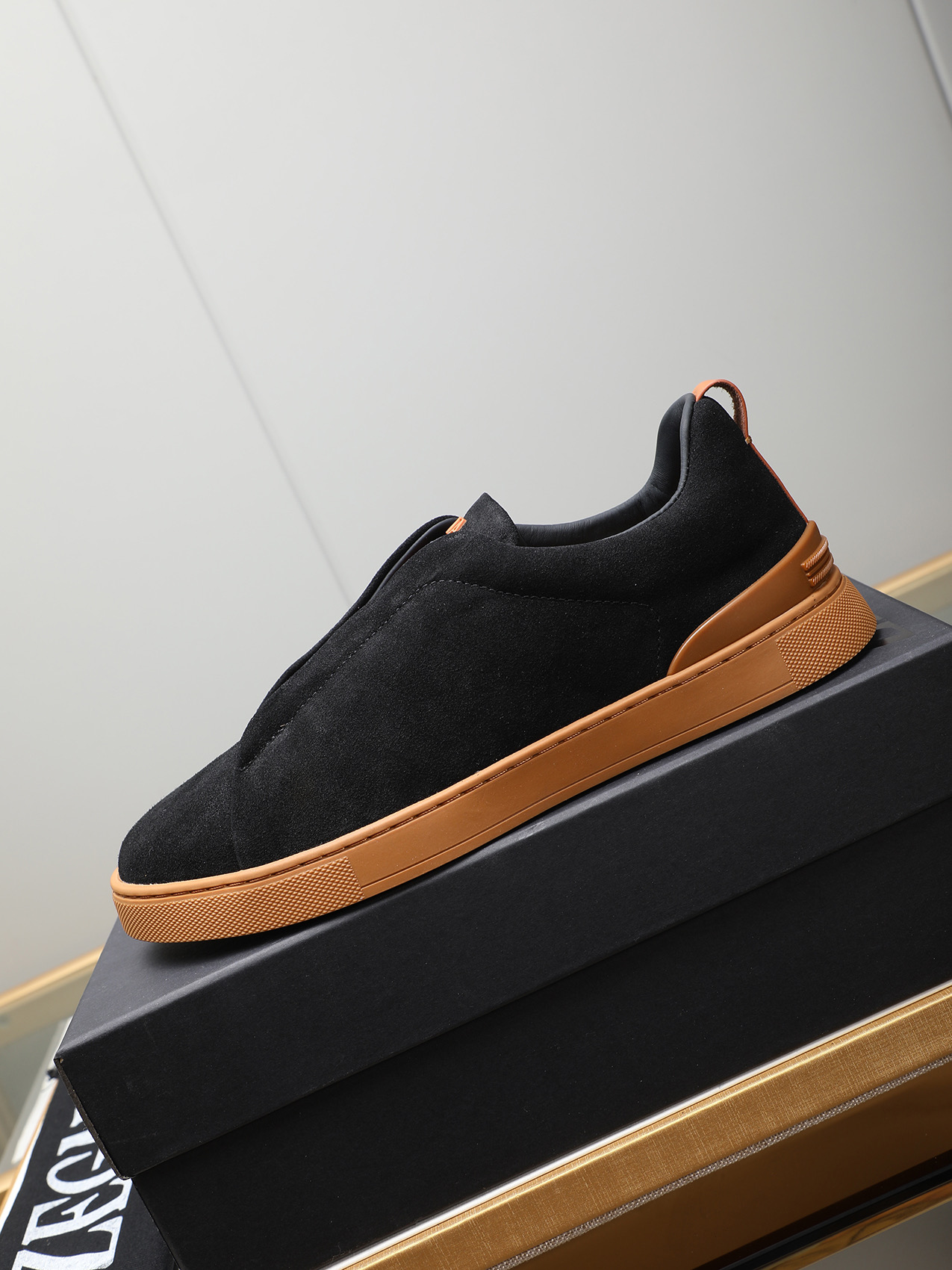 Zegna Men's Suede Slip-On Sneakers - Luxurious Comfort, Classic Style 7 i1742028820122 77 0 5