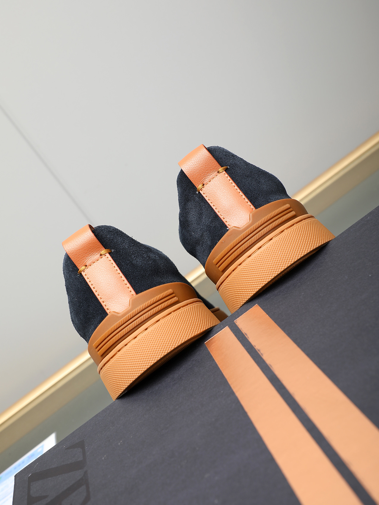 Zegna Luxury Men's Leather Slip-On Sneakers, Comfortable and Stylish 6 i1742028891756 6426 0 4