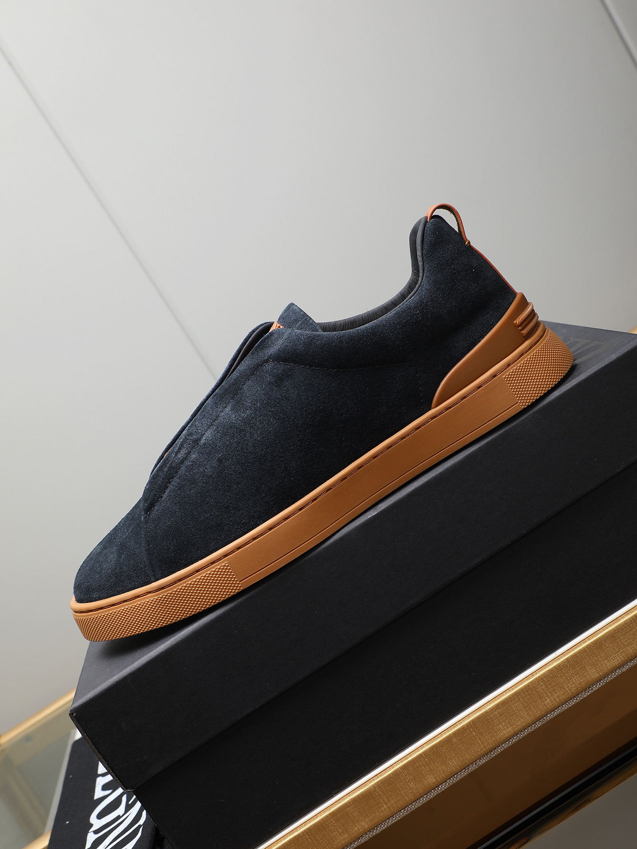 Zegna Luxury Men's Leather Slip-On Sneakers, Comfortable and Stylish 7 i1742028891756 7581 0 5