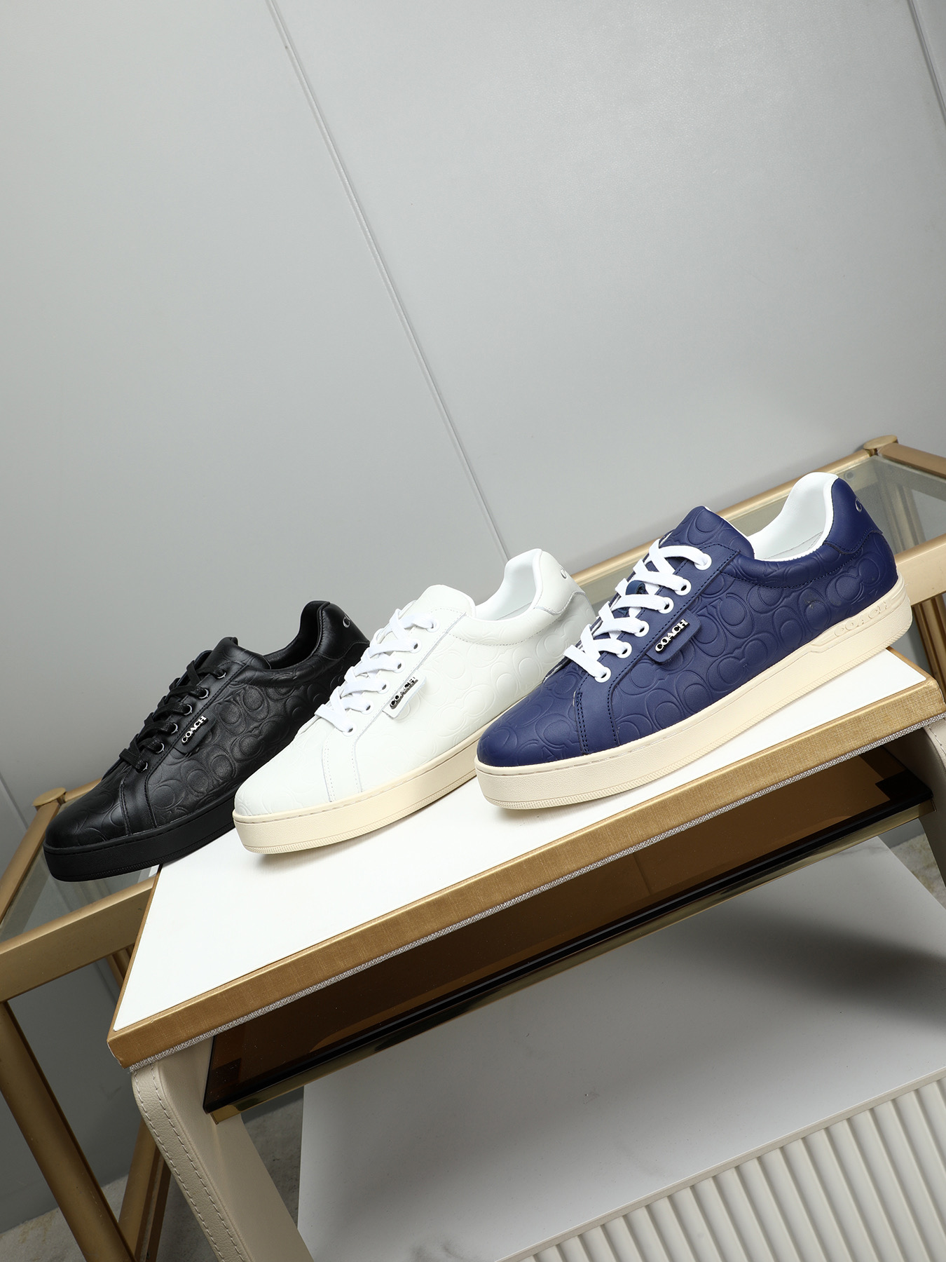 Coach Men's Leather Low Top Lace-Up Fashion Sneakers - Casual & Versatile 10 i1743526619089 9794 0 8