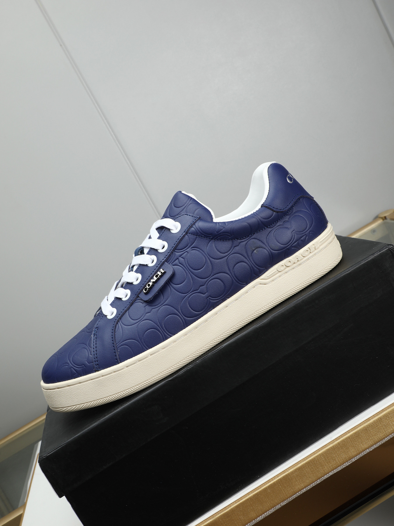 Coach Men's Low-Top Leather Sneaker, Lace-Up Fashionable All-Match Casual Shoes 7 i1743526632287 5438 0 5