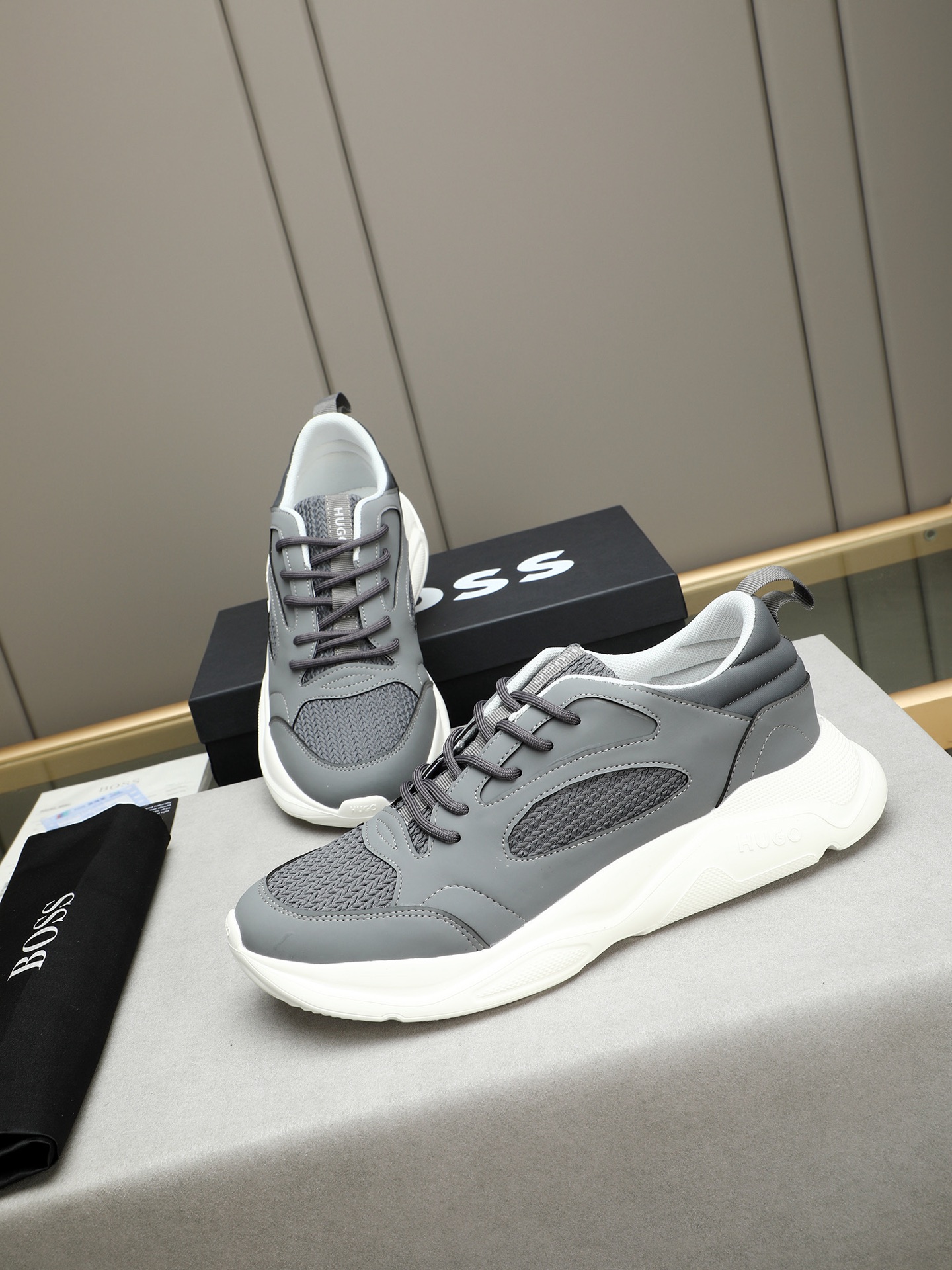 BOSS Men's Stylish & Comfortable Lace-Up Sneakers, Sizes 38-44 10 i1744795903739 6394 0 8