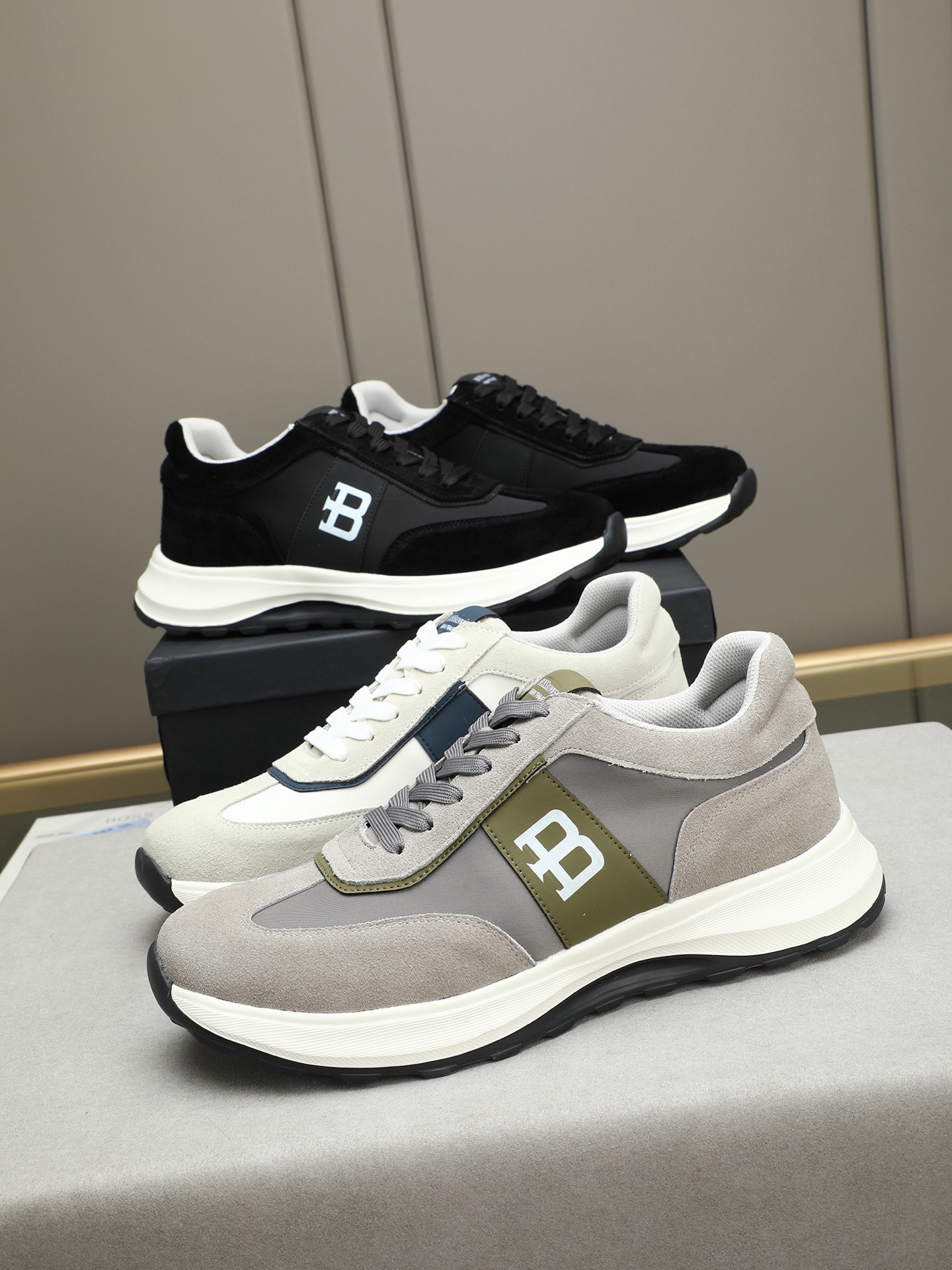 BOSS Men's Stylish Black Sneakers - Comfortable, Lightweight, and Trendy 10 i1744796058276 9432 0 8