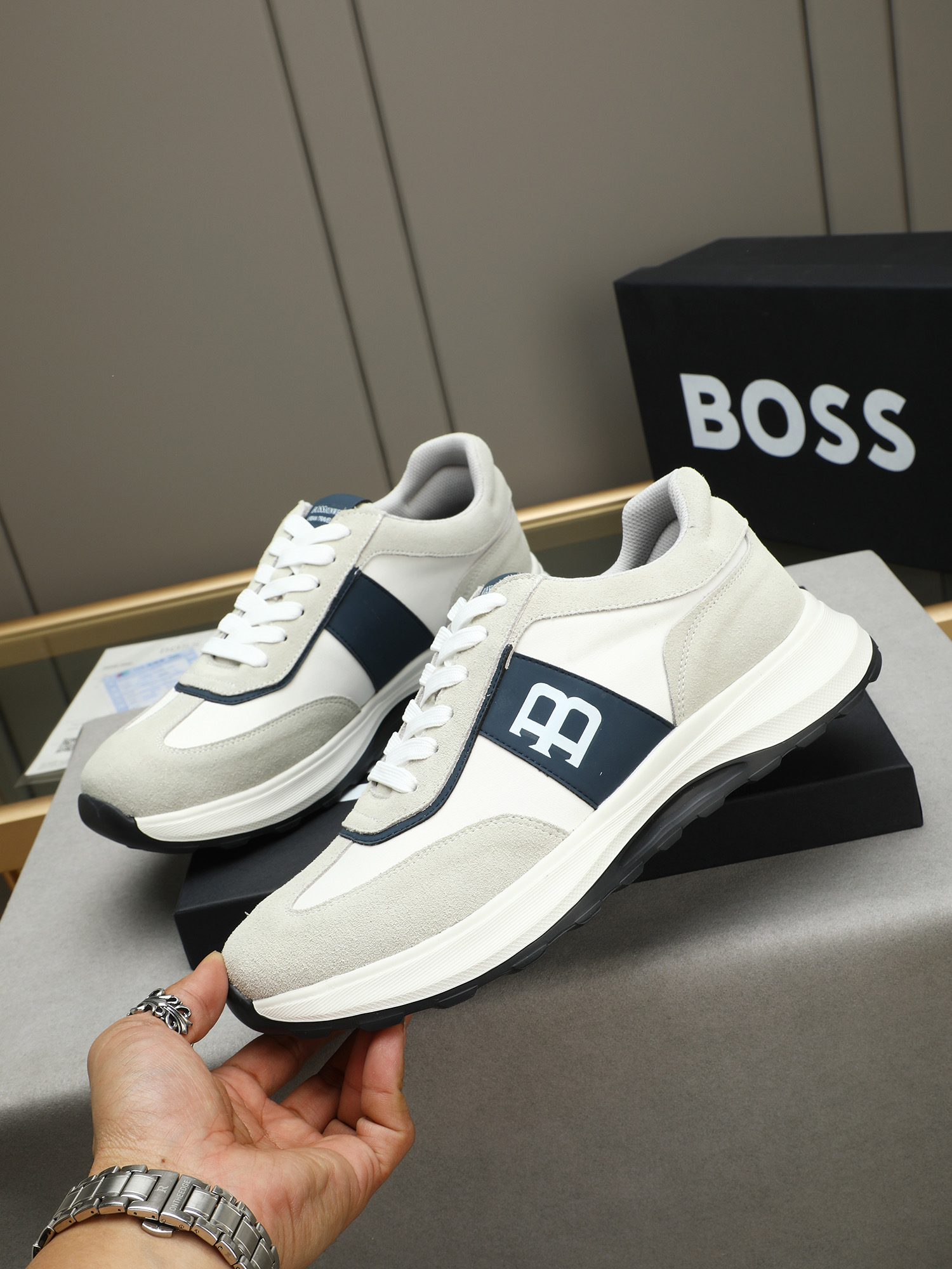 BOSS Men's Fashion Sneakers, Lightweight, Comfortable, and Stylish - Size 38-44 3 i1744796081385 6154 0 1