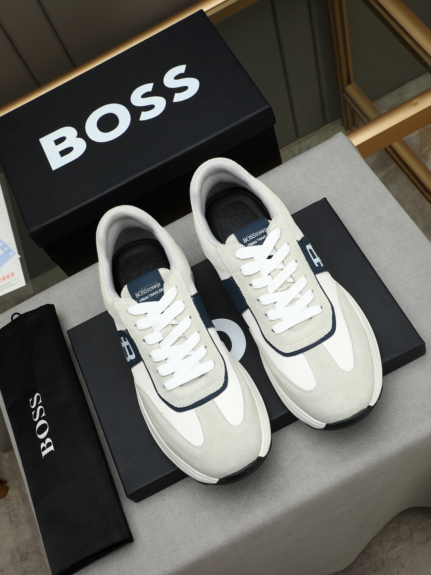 BOSS Men's Fashion Sneakers, Lightweight, Comfortable, and Stylish - Size 38-44 10 i1744796082761 2091 0 8