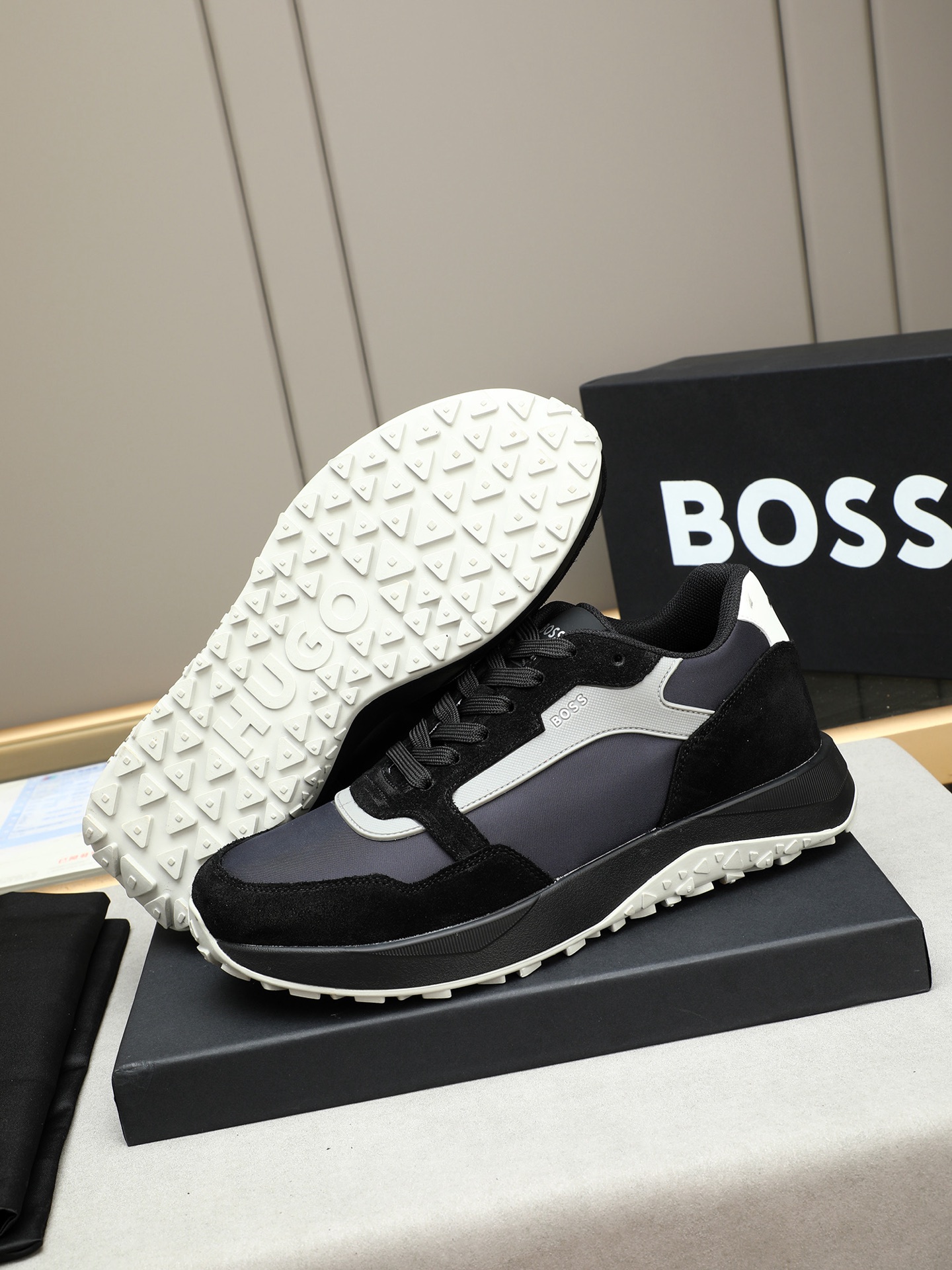 BOSS Men's Leather Sneakers - Comfortable, Stylish, and Durable 4 i1745312584899 3405 0 2