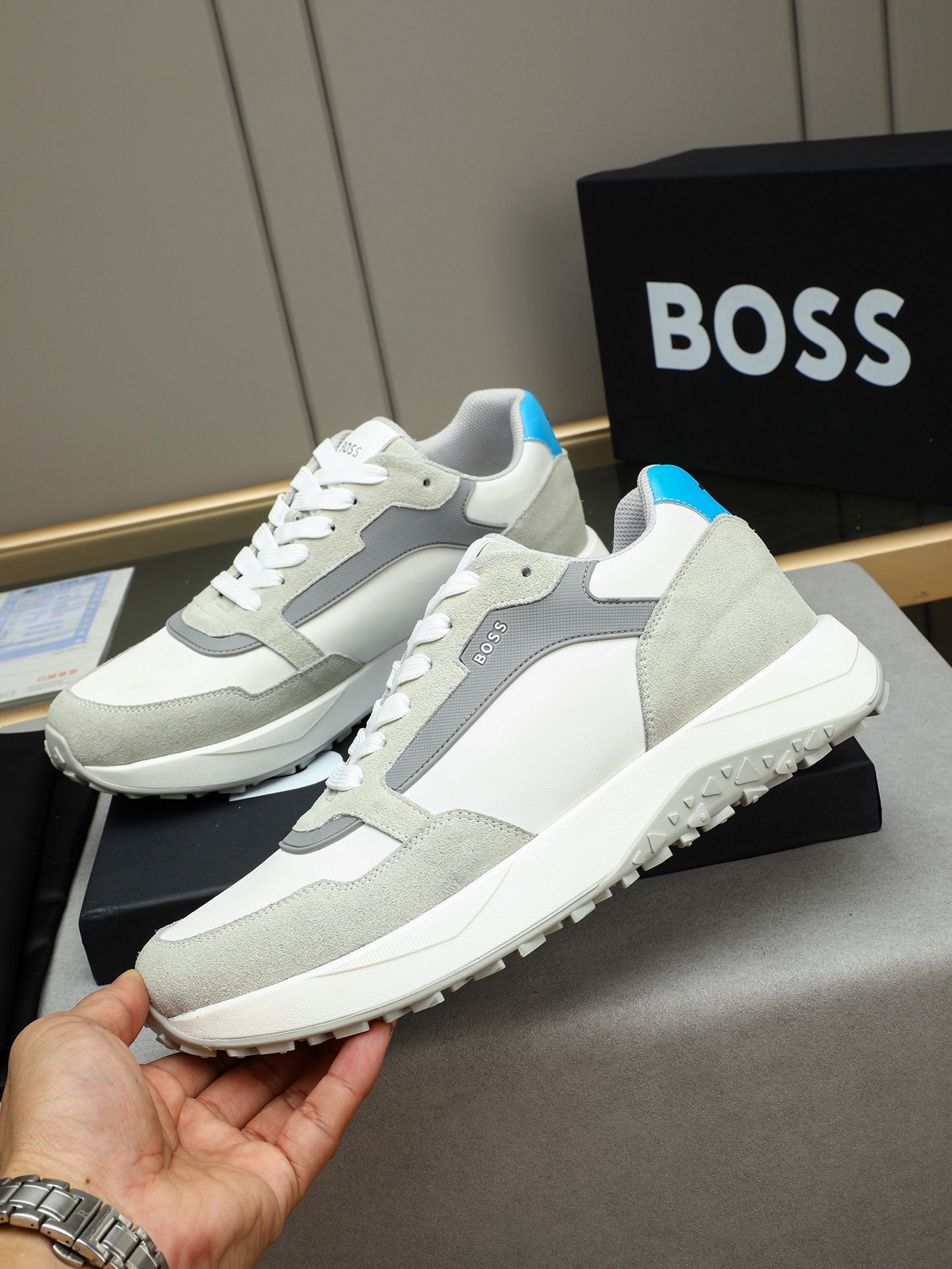 BOSS Leather Sneakers for Men: Comfortable, Stylish, and Breathable 3 i1745312609765 2525 0 1