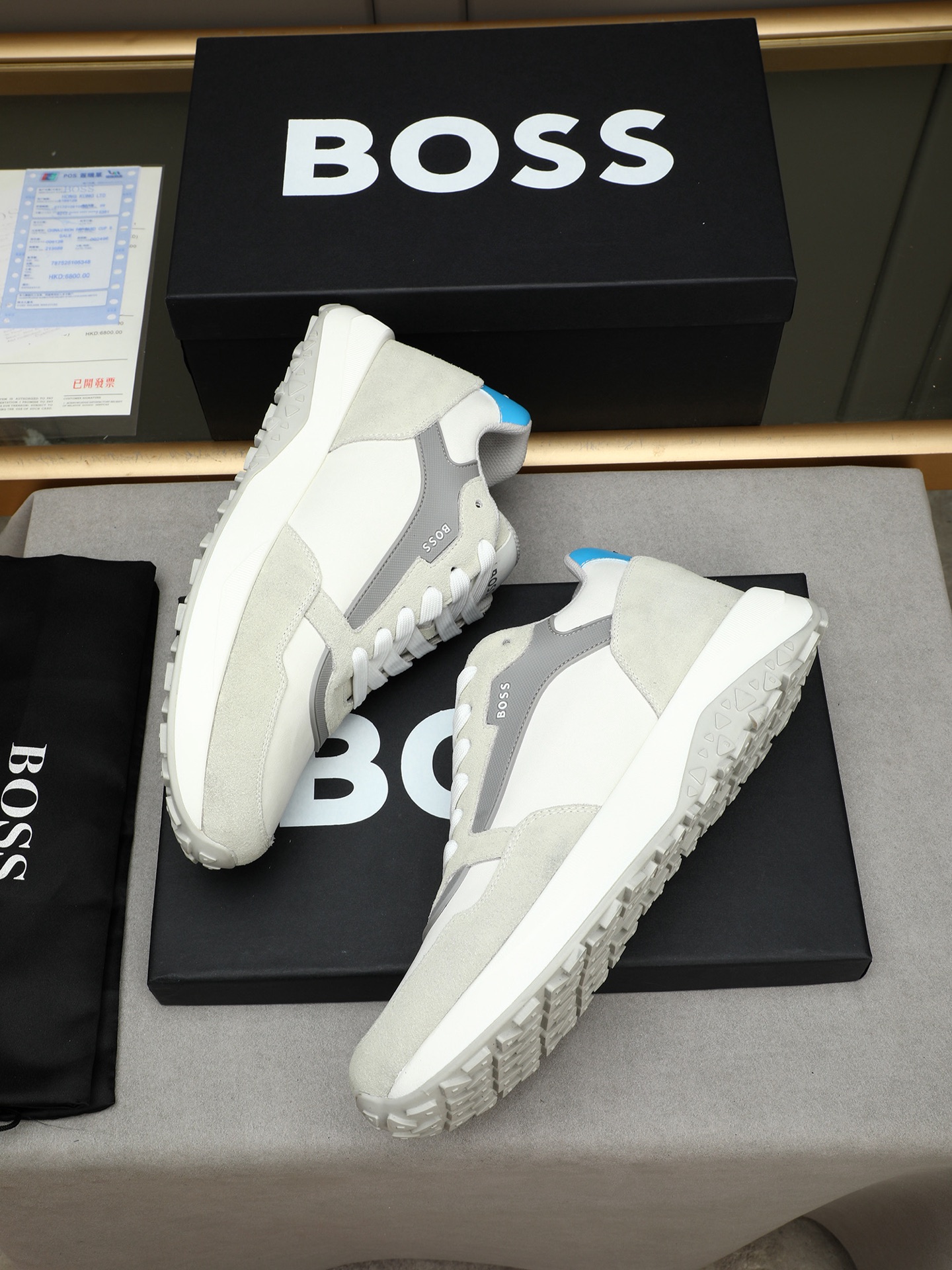BOSS Leather Sneakers for Men: Comfortable, Stylish, and Breathable 9 i1745312610512 2270 0 7