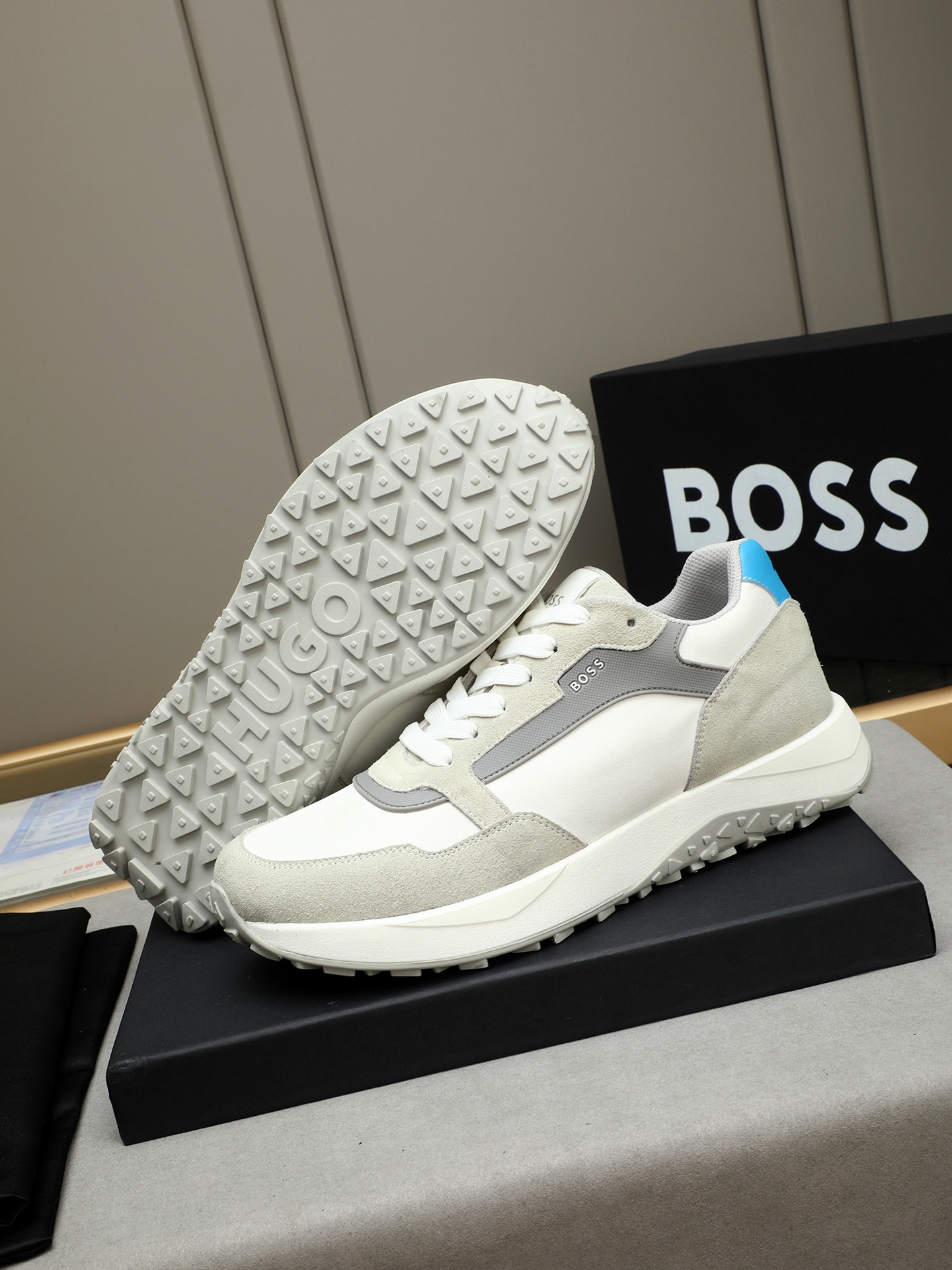 BOSS Leather Sneakers for Men: Comfortable, Stylish, and Breathable 4 i1745312610546 9928 0 2