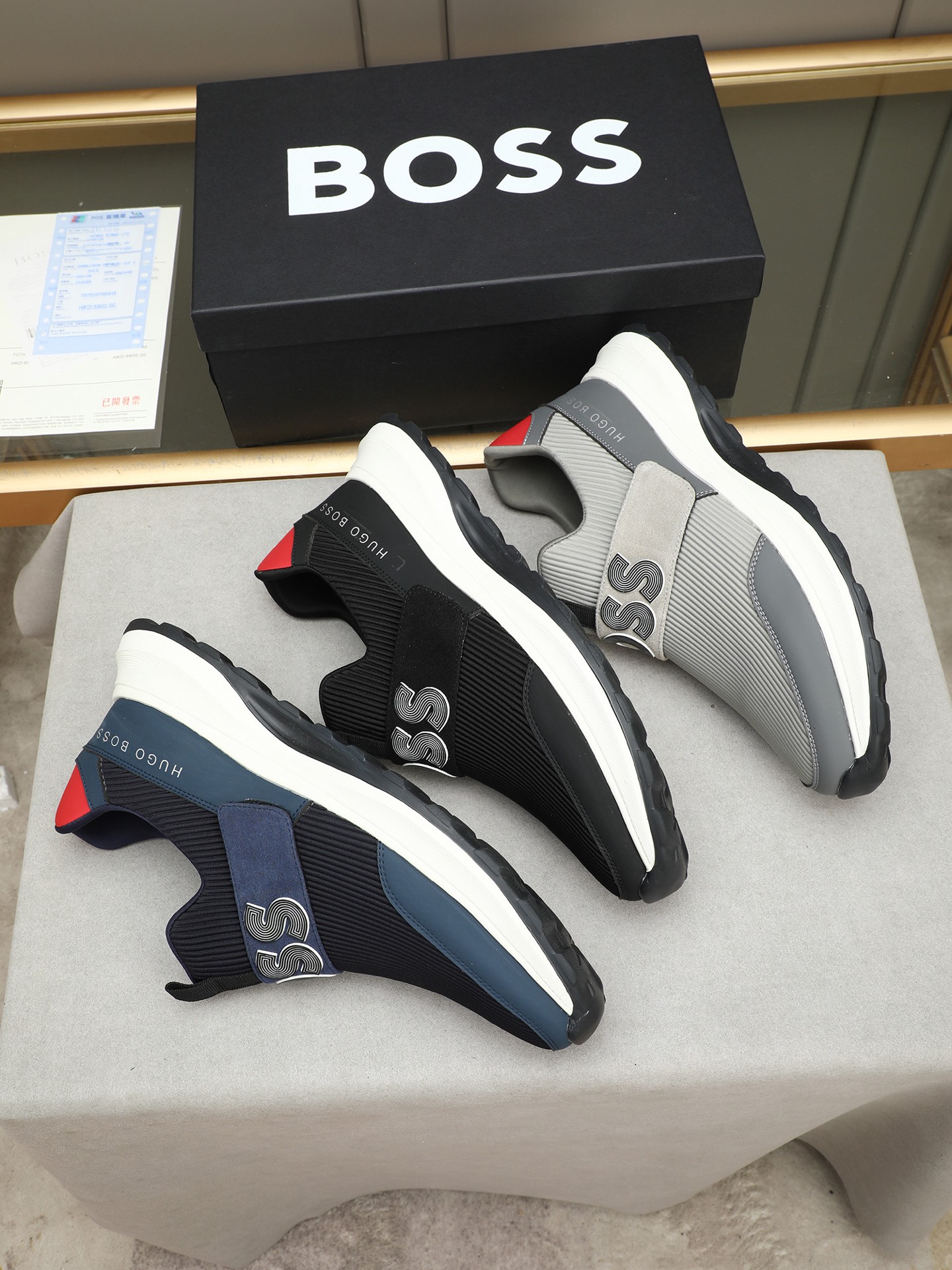 HUGO BOSS Men's Slip-On Sneakers - Leather, Breathable, Durable 10 i1745312665399 2835 0 8