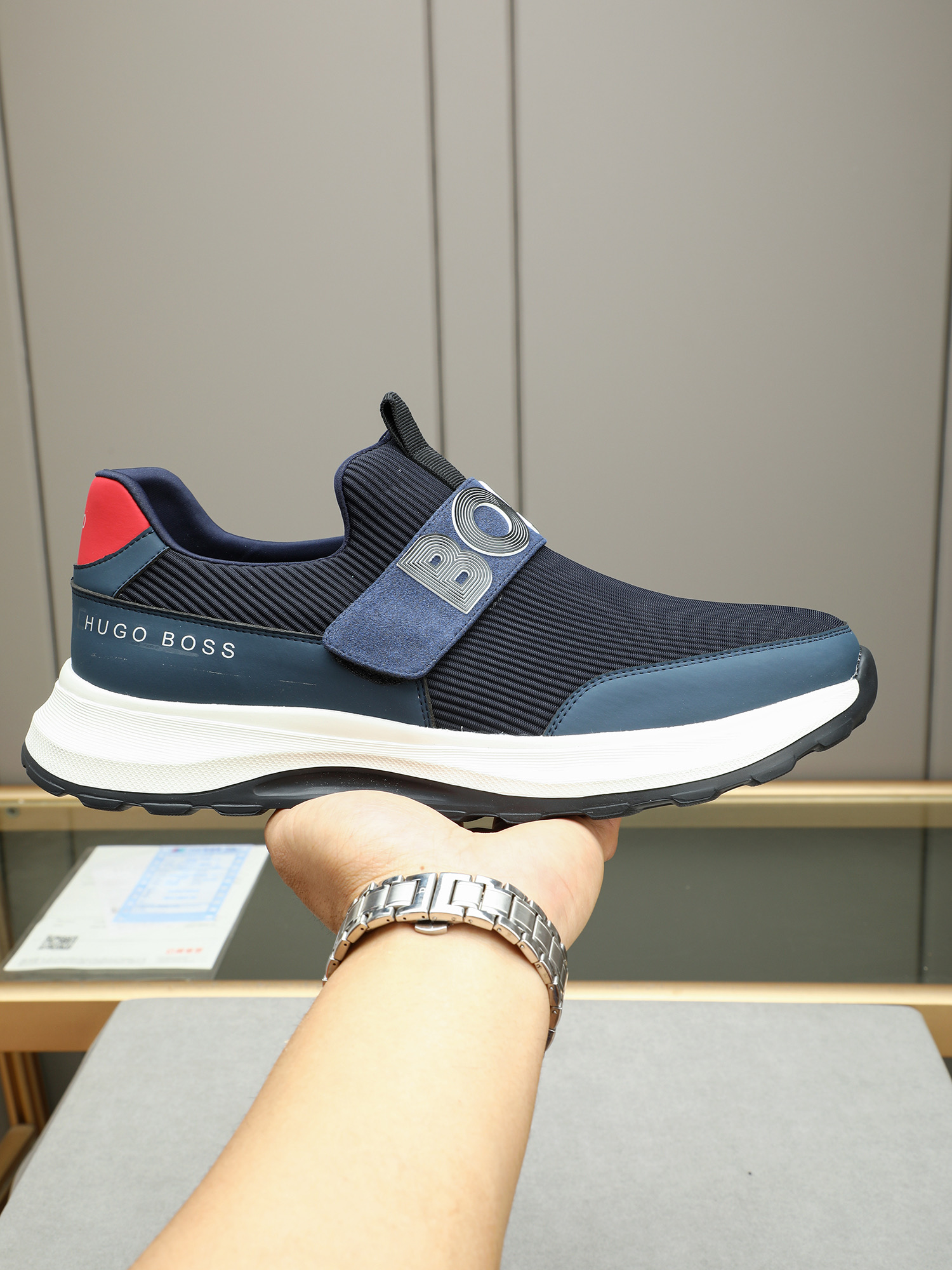 Hugo Boss Men's Slip-On Sneakers - Comfortable & Stylish Shoes 1 Hugo Boss Men's Slip-On Sneakers - Comfortable & Stylish Shoes