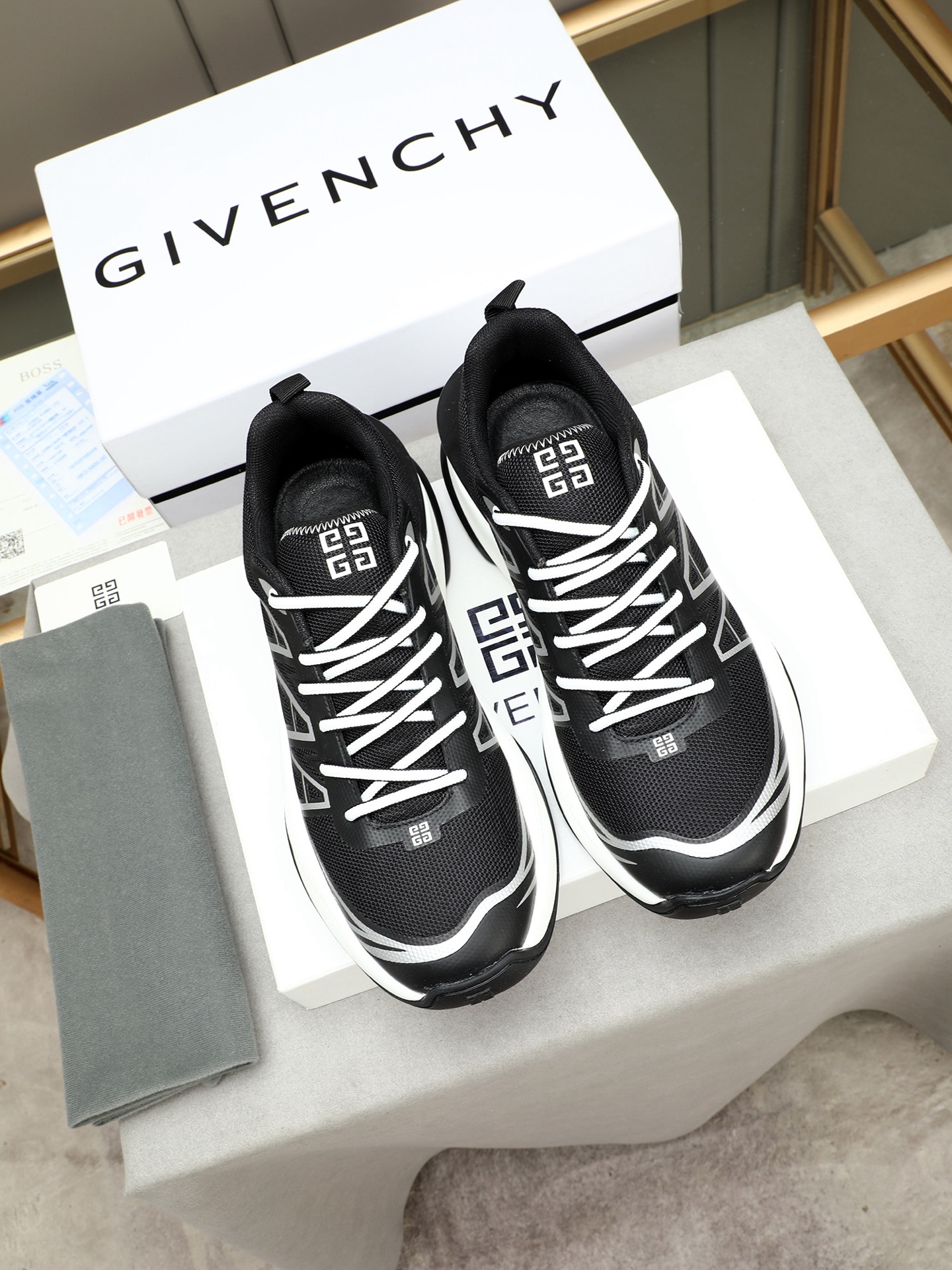 Givenchy Giv 1 Men's Chunky Height Increasing Casual Sneakers - Stylish & Comfy 9 i1745482347097 3419 0 7