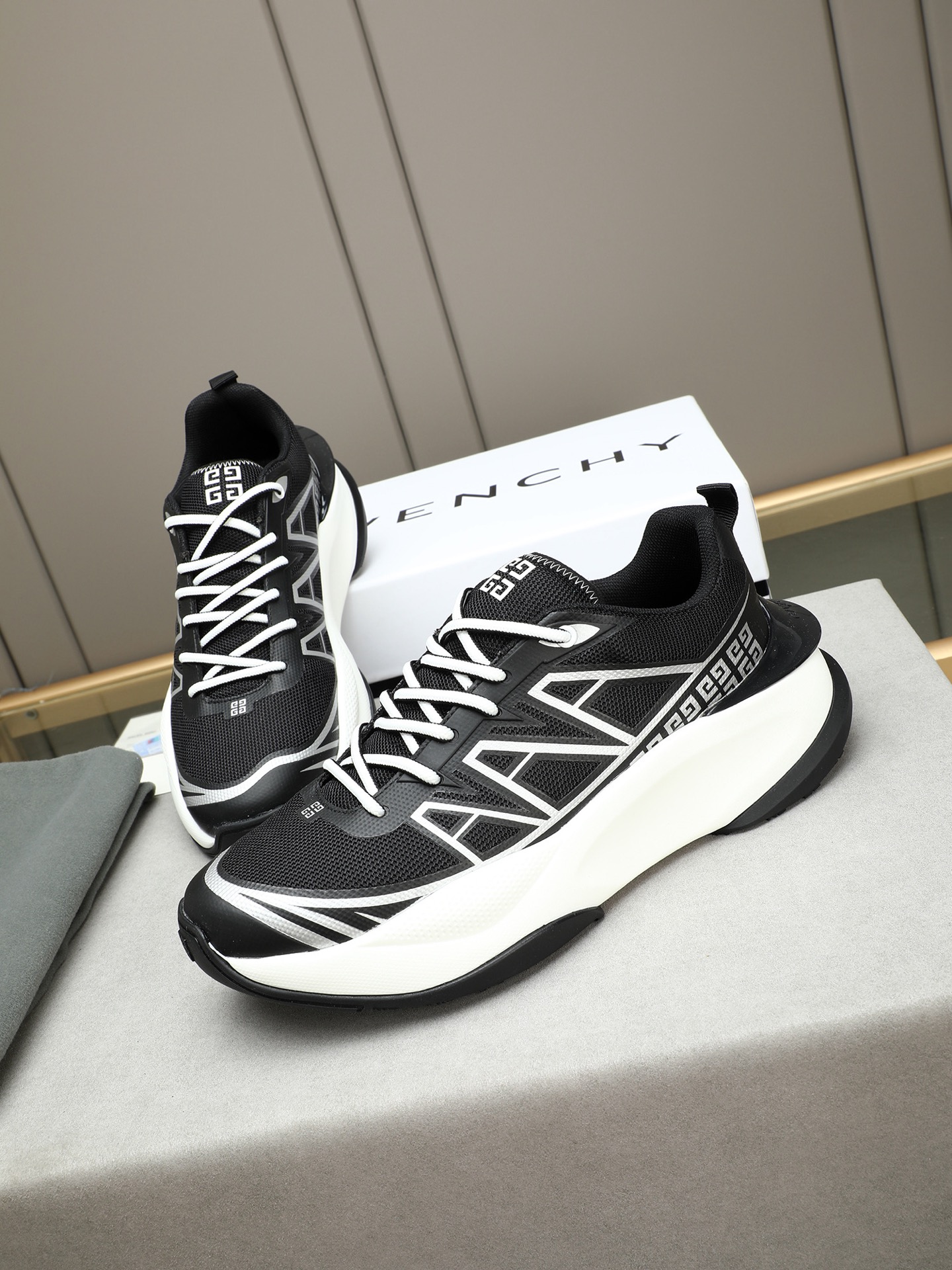 Givenchy Giv 1 Men's Chunky Height Increasing Casual Sneakers - Stylish & Comfy 7 i1745482347882 1273 0 5