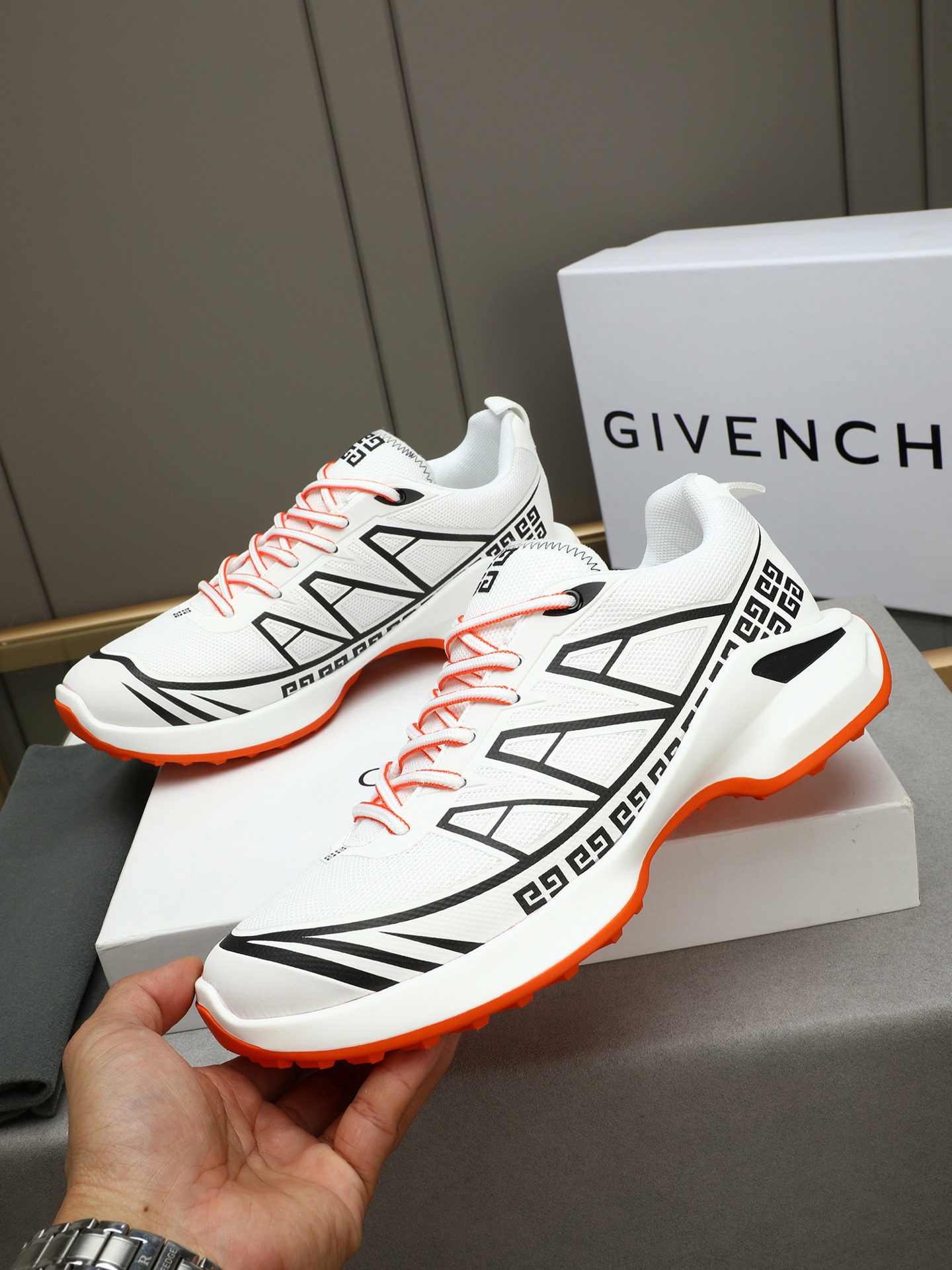 Givenchy Men's Giv 1 Thick-Soled Height Increasing Casual Sneakers 3 i1745482378072 7246 0 1