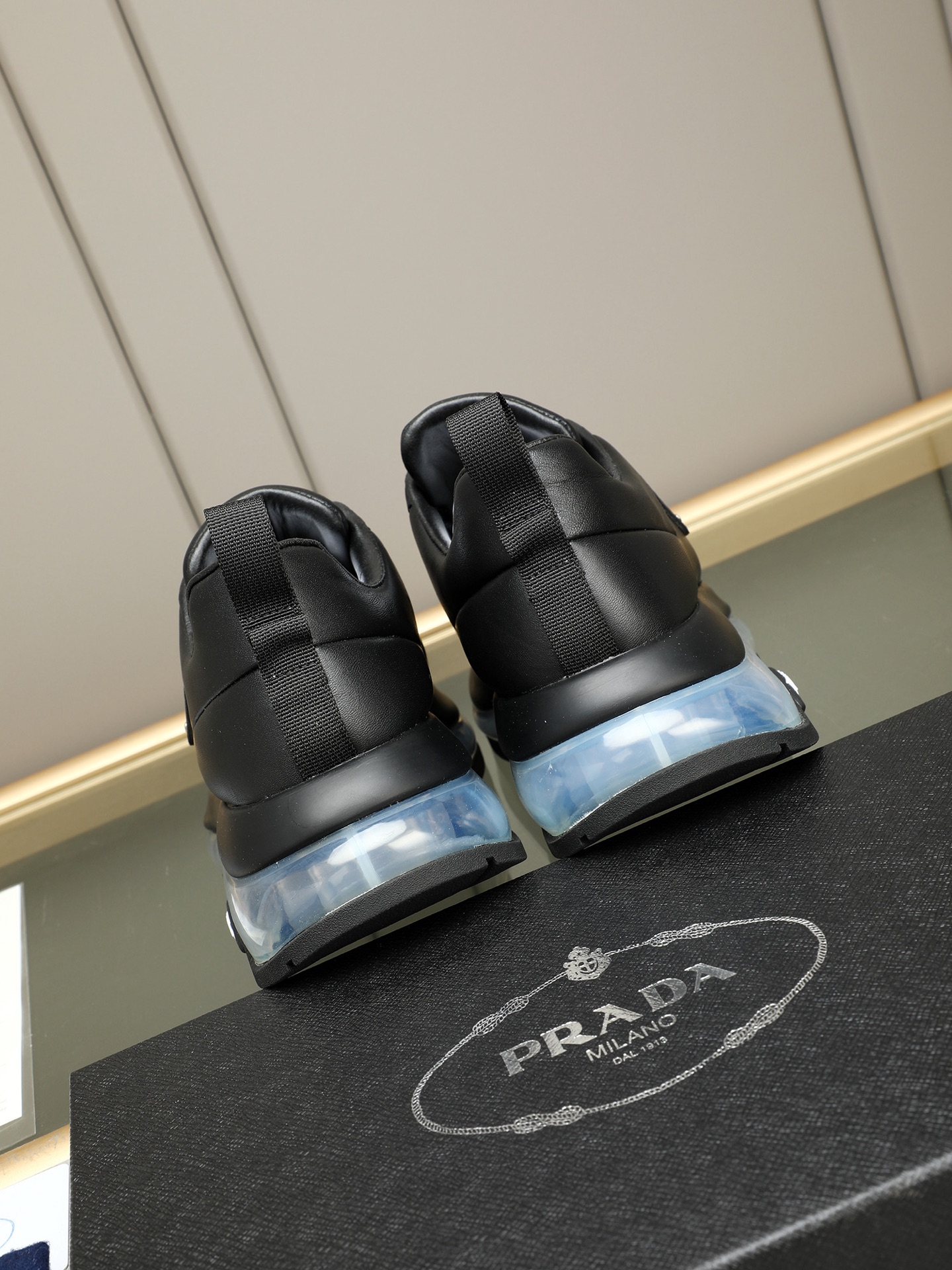 Prada Men's Leather Sneakers with Air Cushion Sole - Comfortable & Stylish 6 i1745484195277 4821 0 4