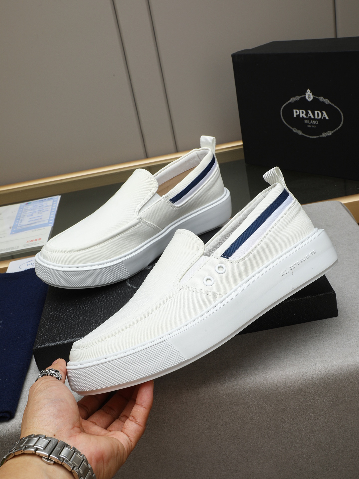 Prada New Casual Canvas Shoes,Italian Waterproof Fabric,Super Comfortable 3 i1745658387252 1452 0 1