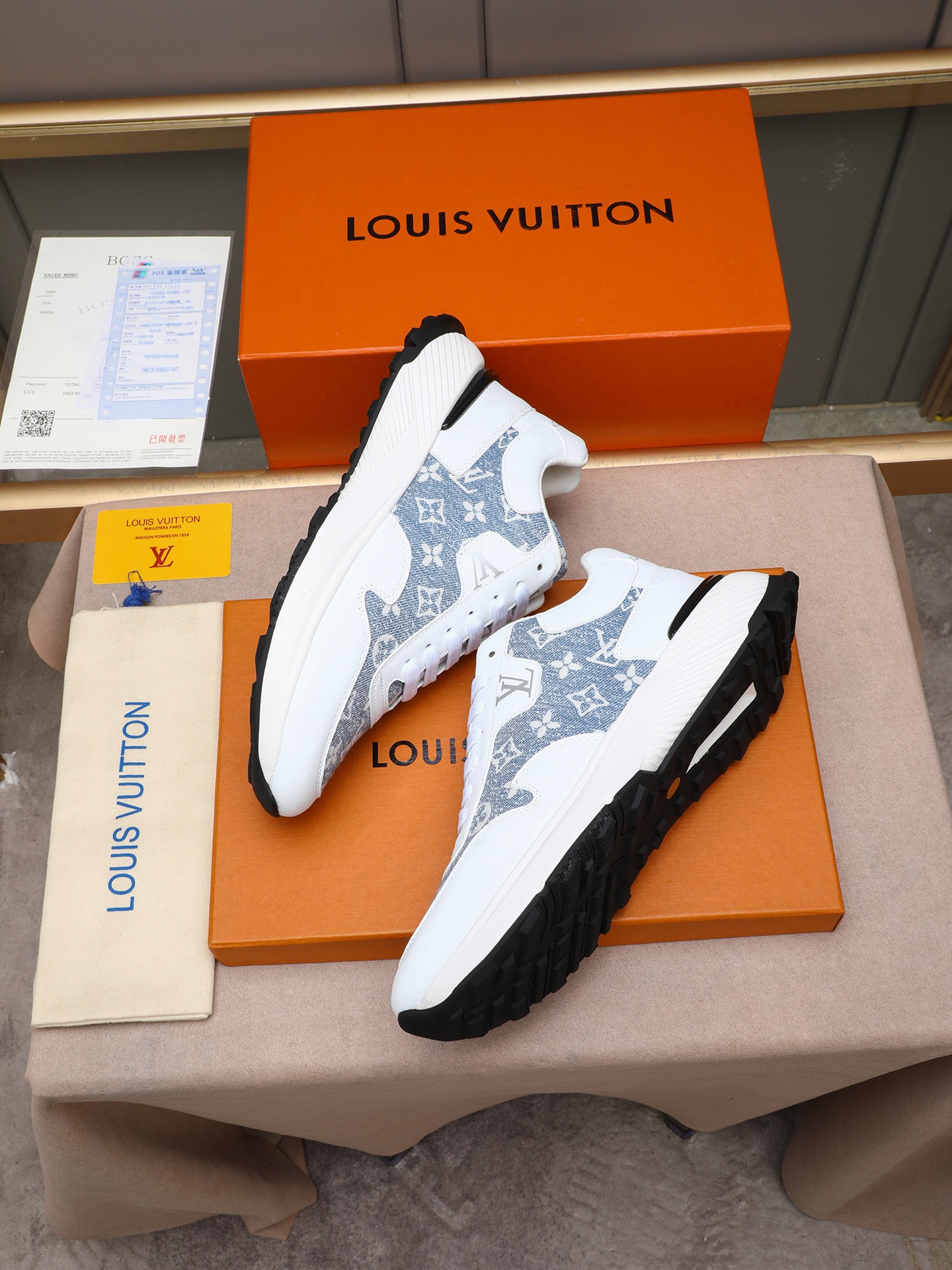 LOUIS VUITTON PP528 - 高品質牛皮スニーカー