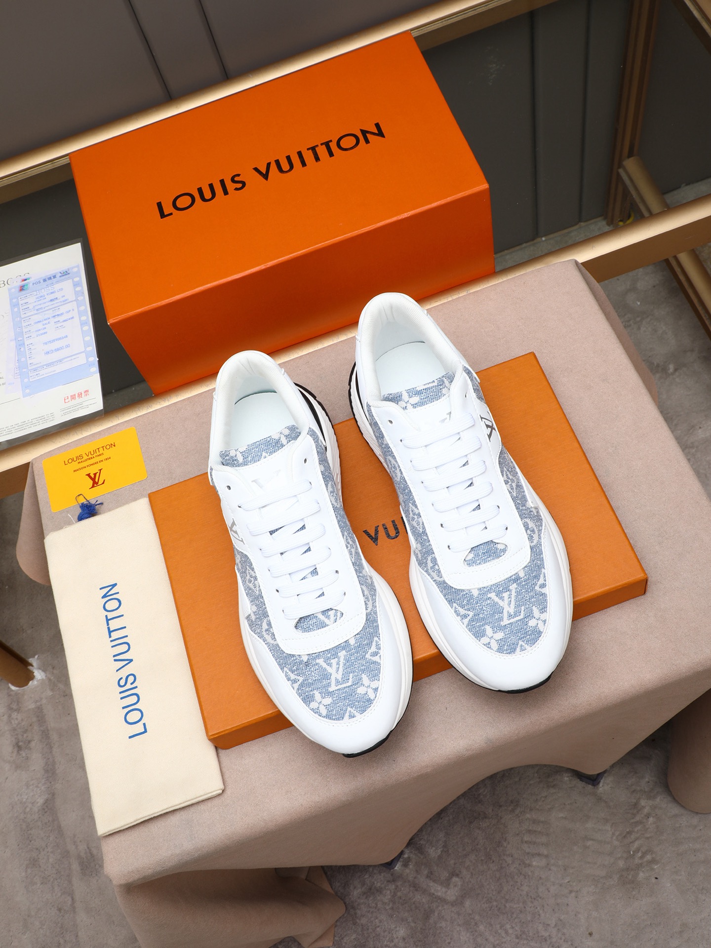 LOUIS VUITTON PP528 - 高品質牛皮スニーカー