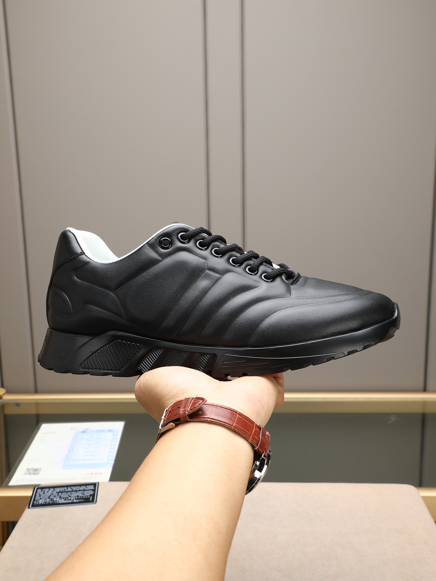 Armani Style Leather Men's Shoes Lookbook Reference image 1