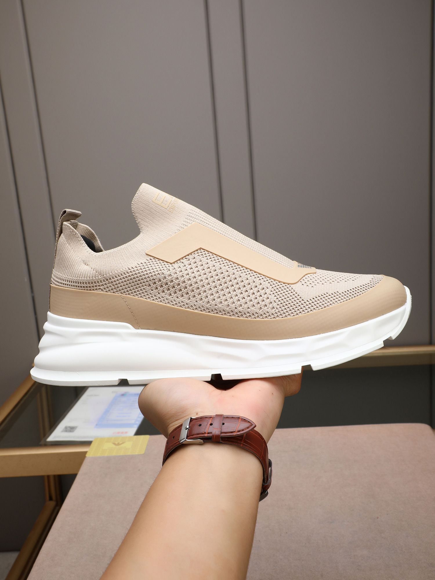 Armani Style Leather Men's Shoes Lookbook Reference image 1