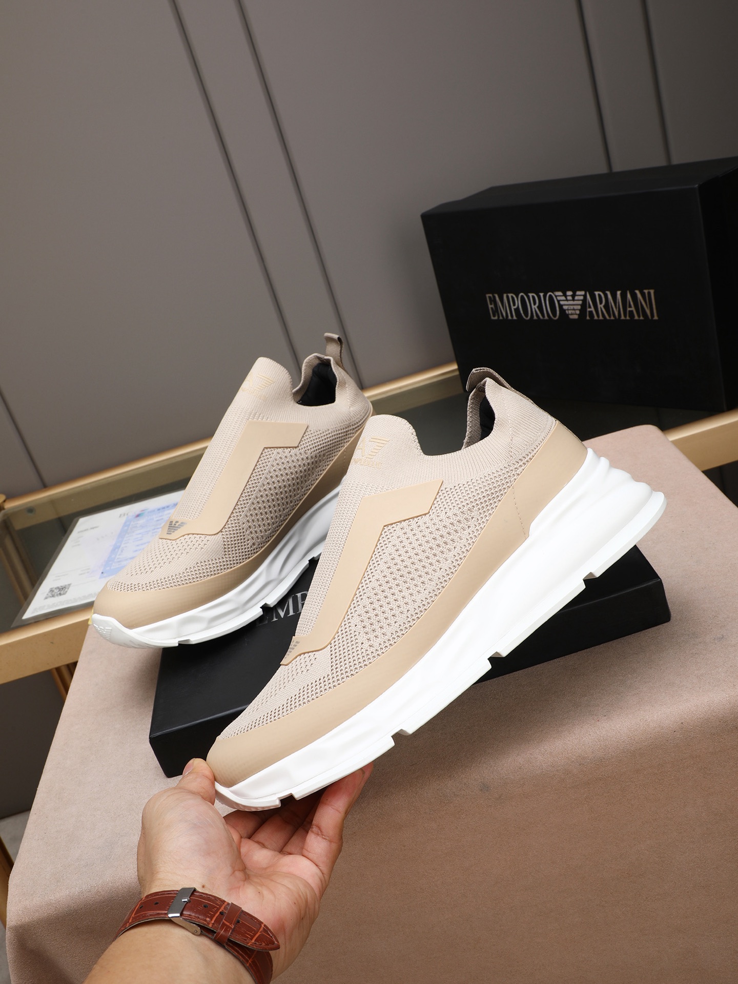 Armani Style Leather Men's Shoes Lookbook Reference image 2