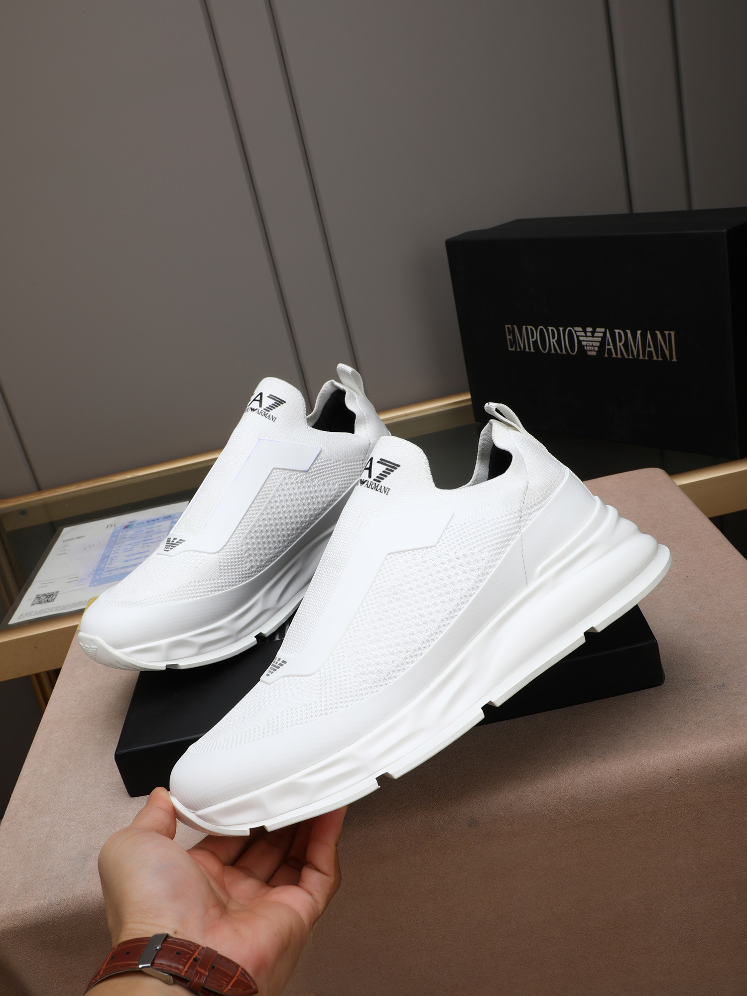 Armani Style Leather Men's Shoes Lookbook Reference image 2