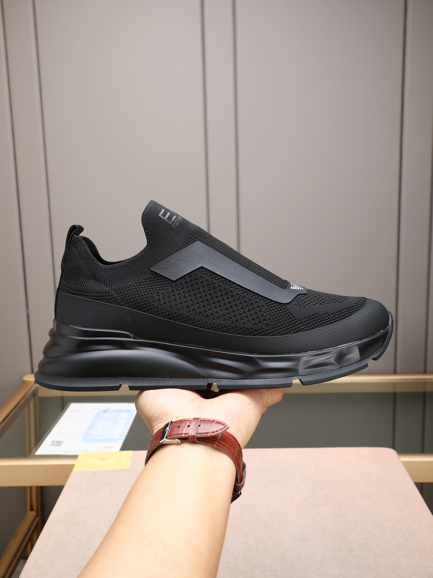 Armani Style Leather Men's Shoes Lookbook Reference image 1
