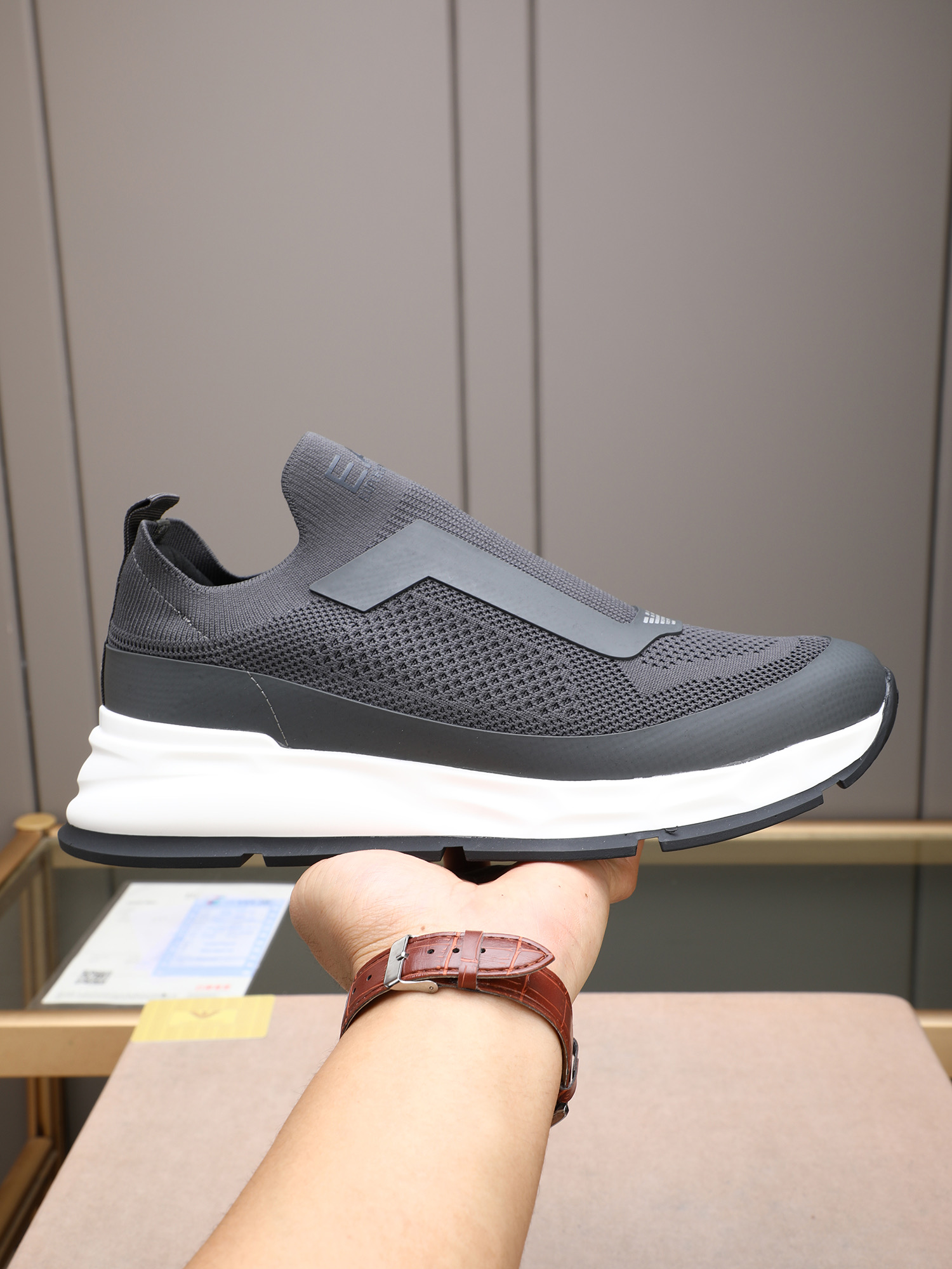 Armani Style Leather Men's Shoes Lookbook Reference image 1