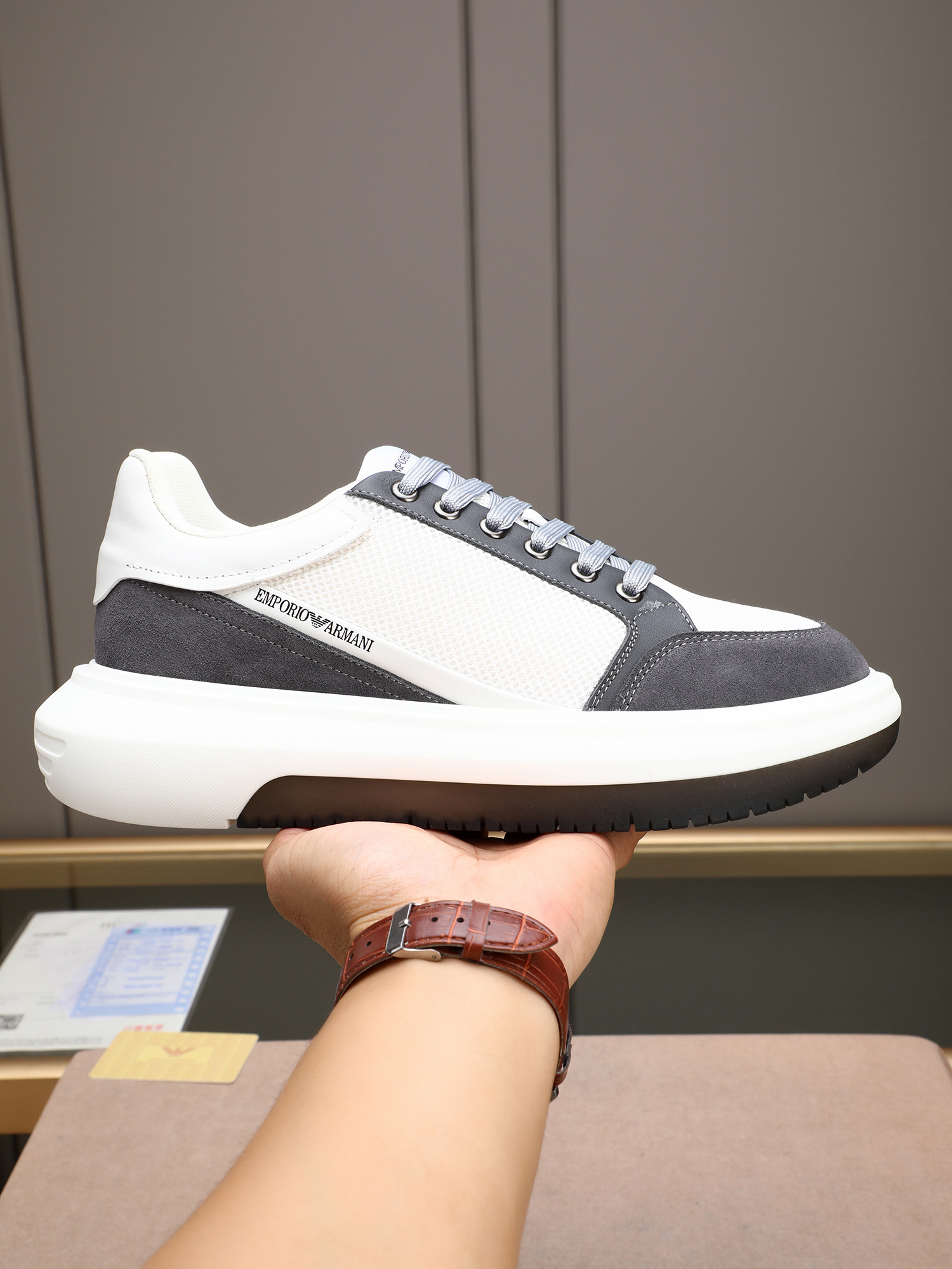 Armani Style Leather Men's Shoes Lookbook Reference image 1