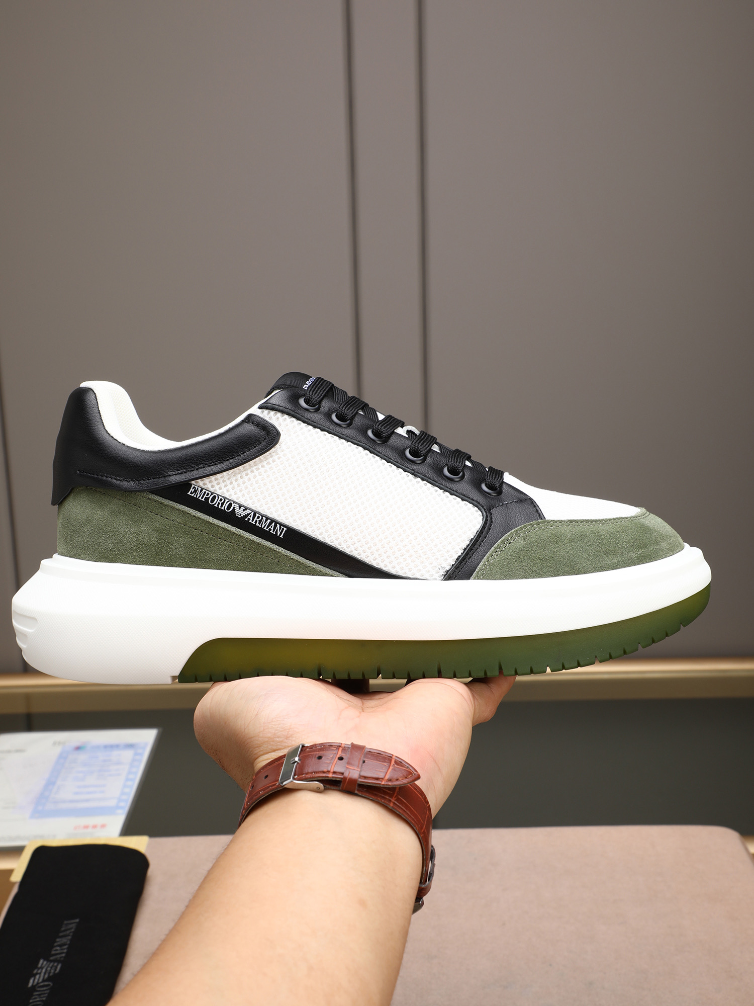 Armani Style Leather Men's Shoes Lookbook Reference image 1