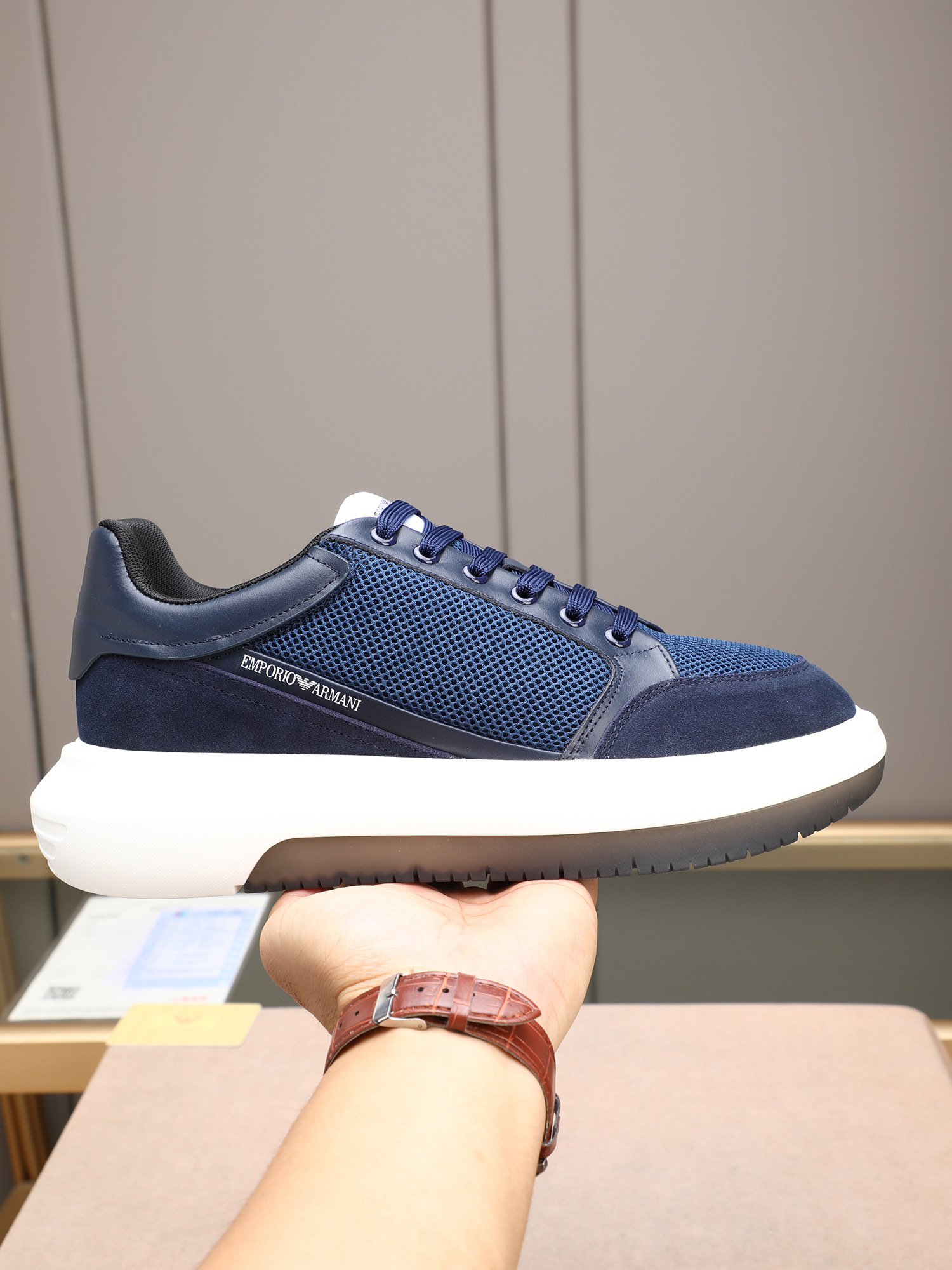 Armani Style Leather Men's Shoes Lookbook Reference image 1