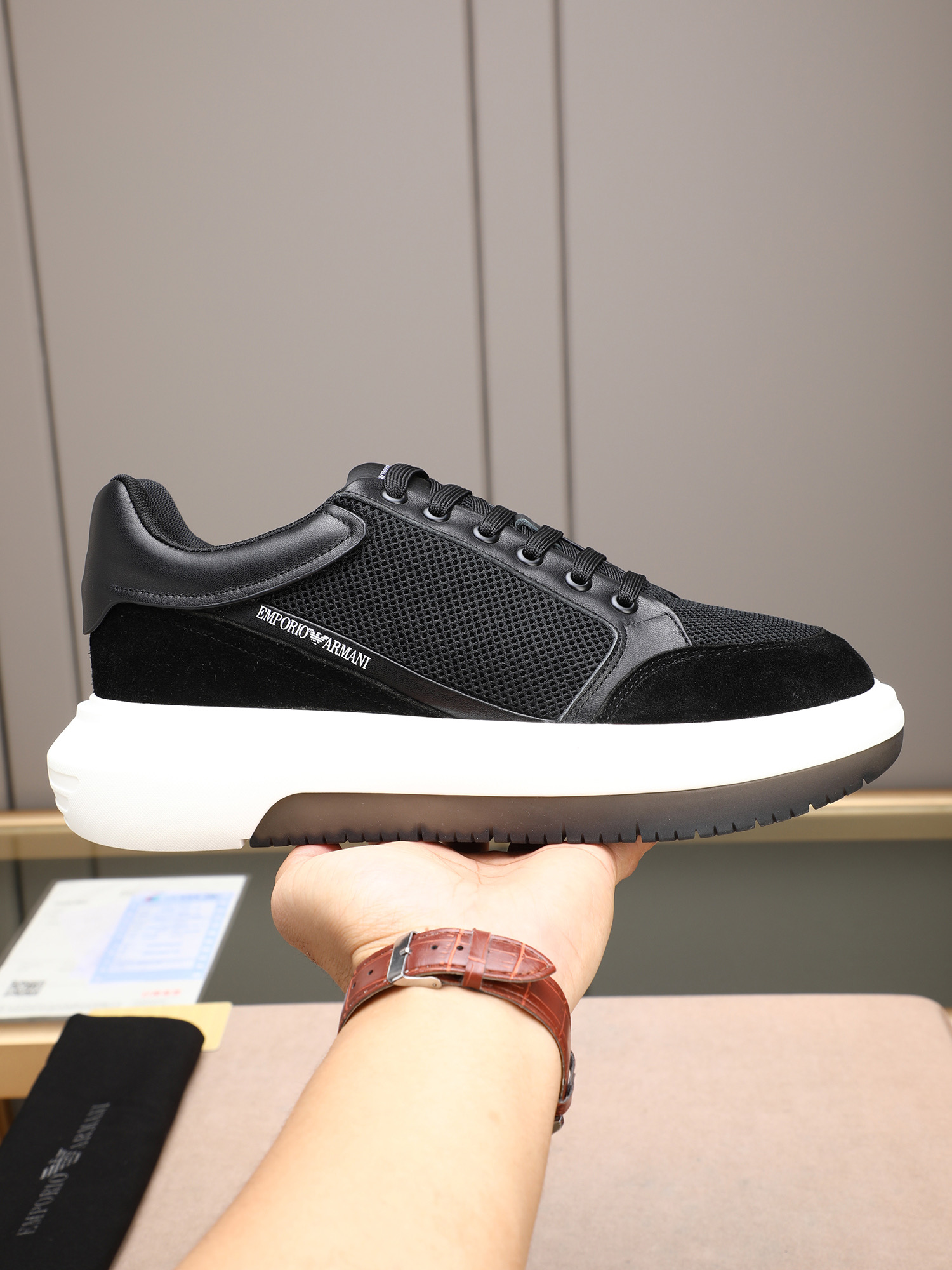 Armani Style Leather Men's Shoes Lookbook Reference image 1