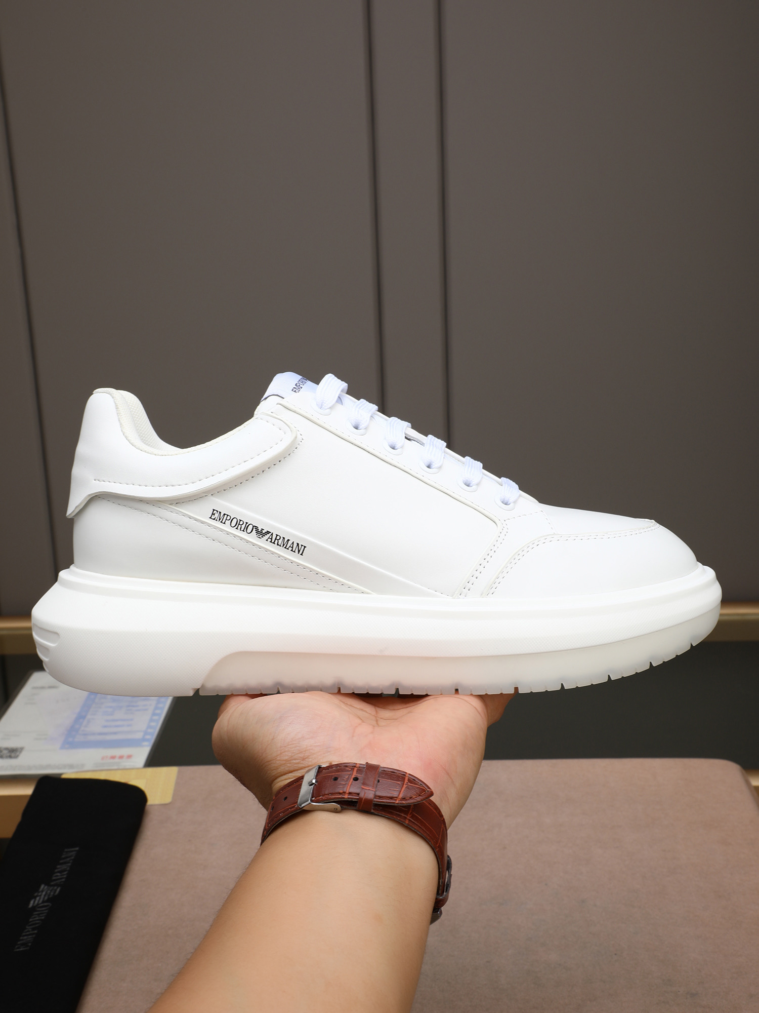 Armani Style Leather Men's Shoes Lookbook Reference image 1